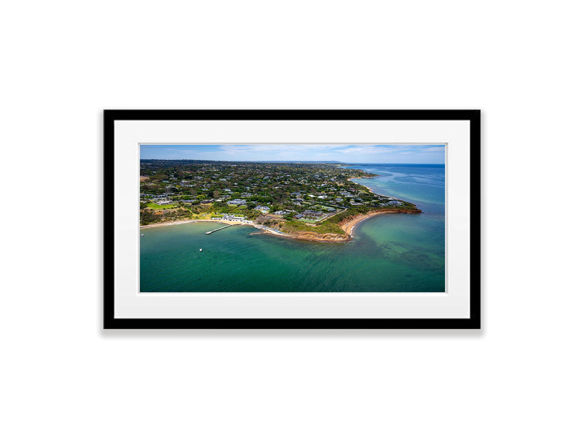 Davies Bay from above, Mount Eliza