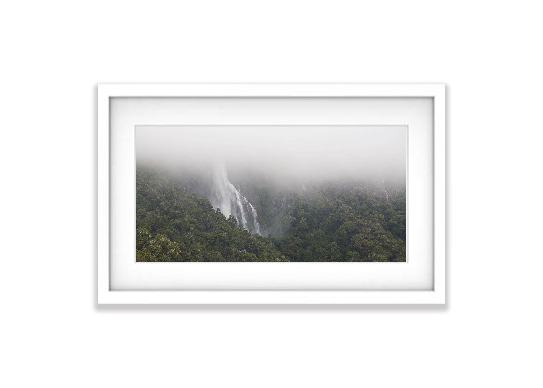 Earland Falls in flood, Routeburn Track - New Zealand