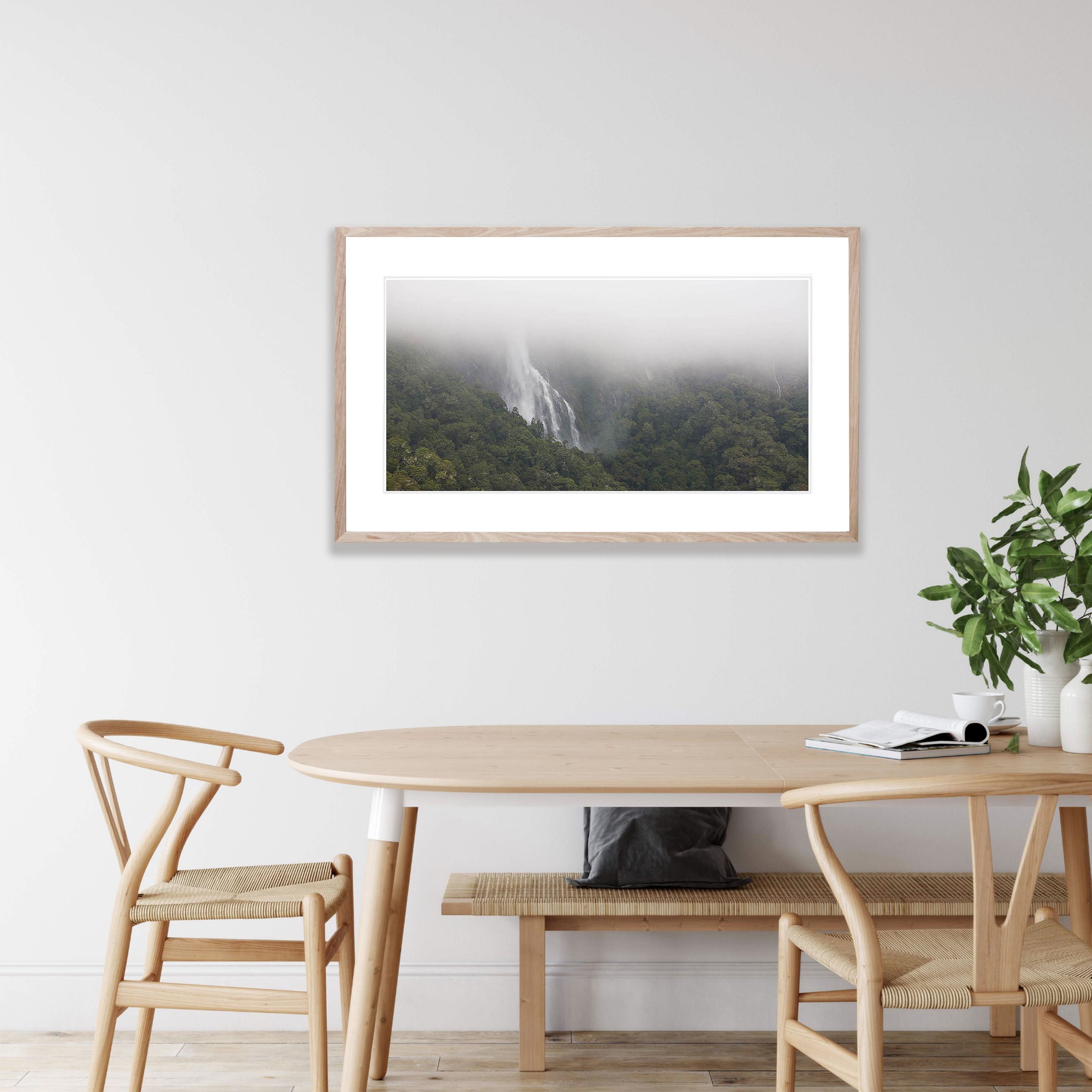 Earland Falls in flood, Routeburn Track - New Zealand