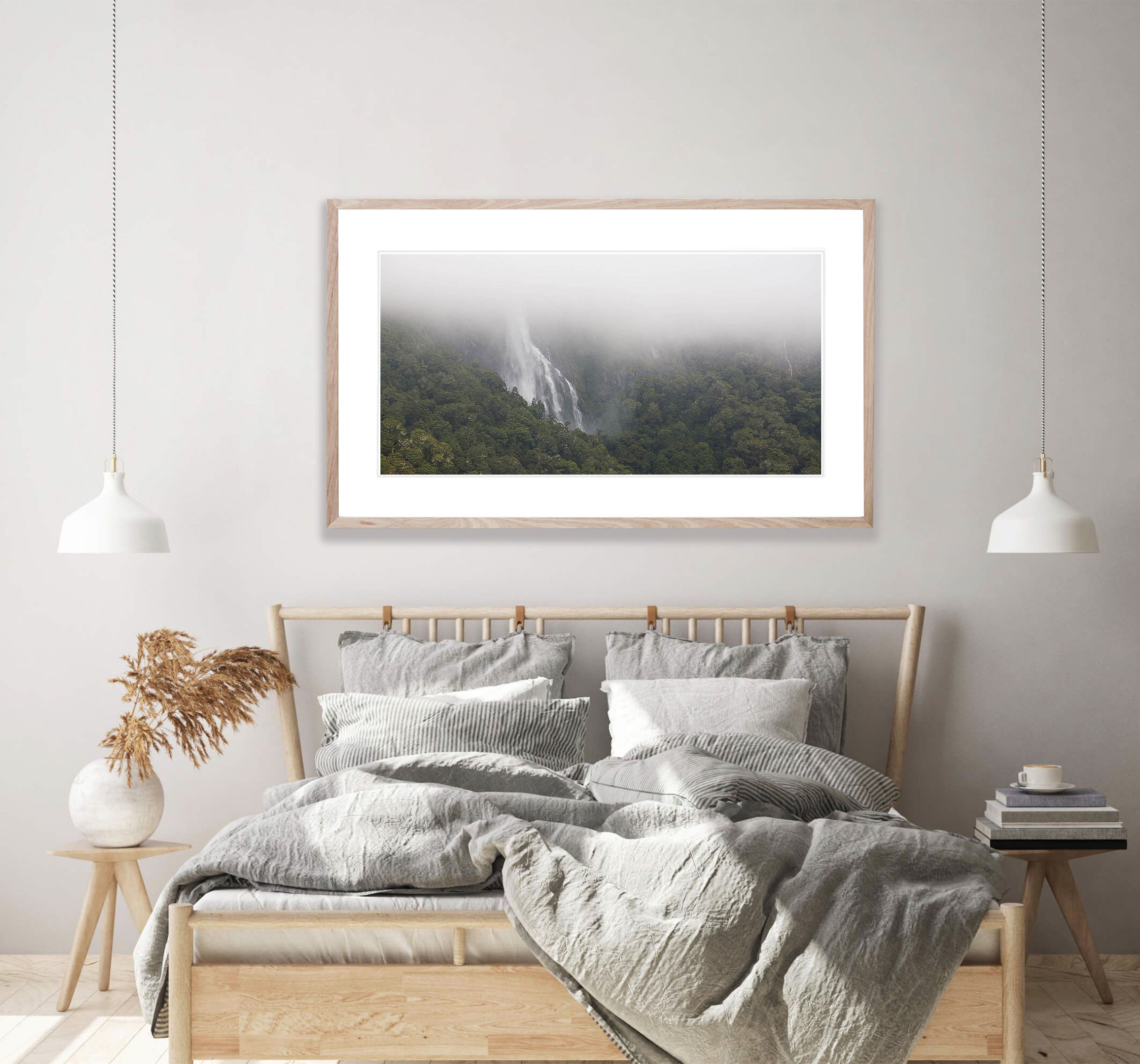 Earland Falls in flood, Routeburn Track - New Zealand