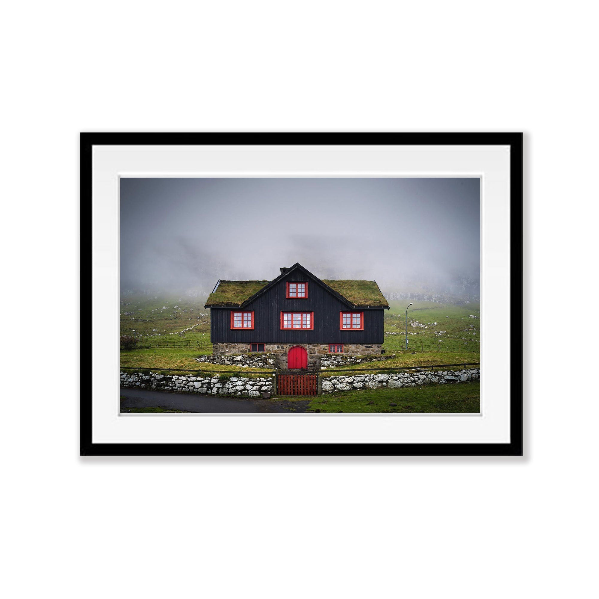 A typical Faroe Islands house