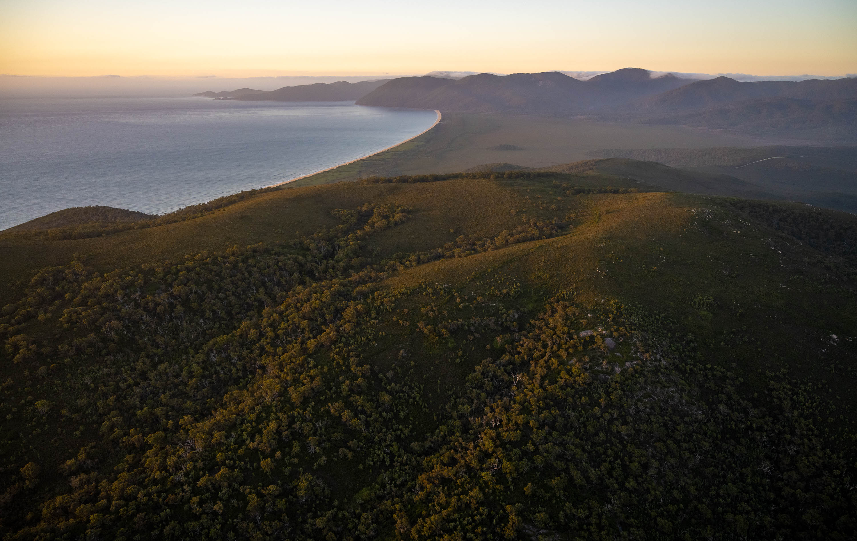Five Mile Beach from above No.2, Wilson's Promontory