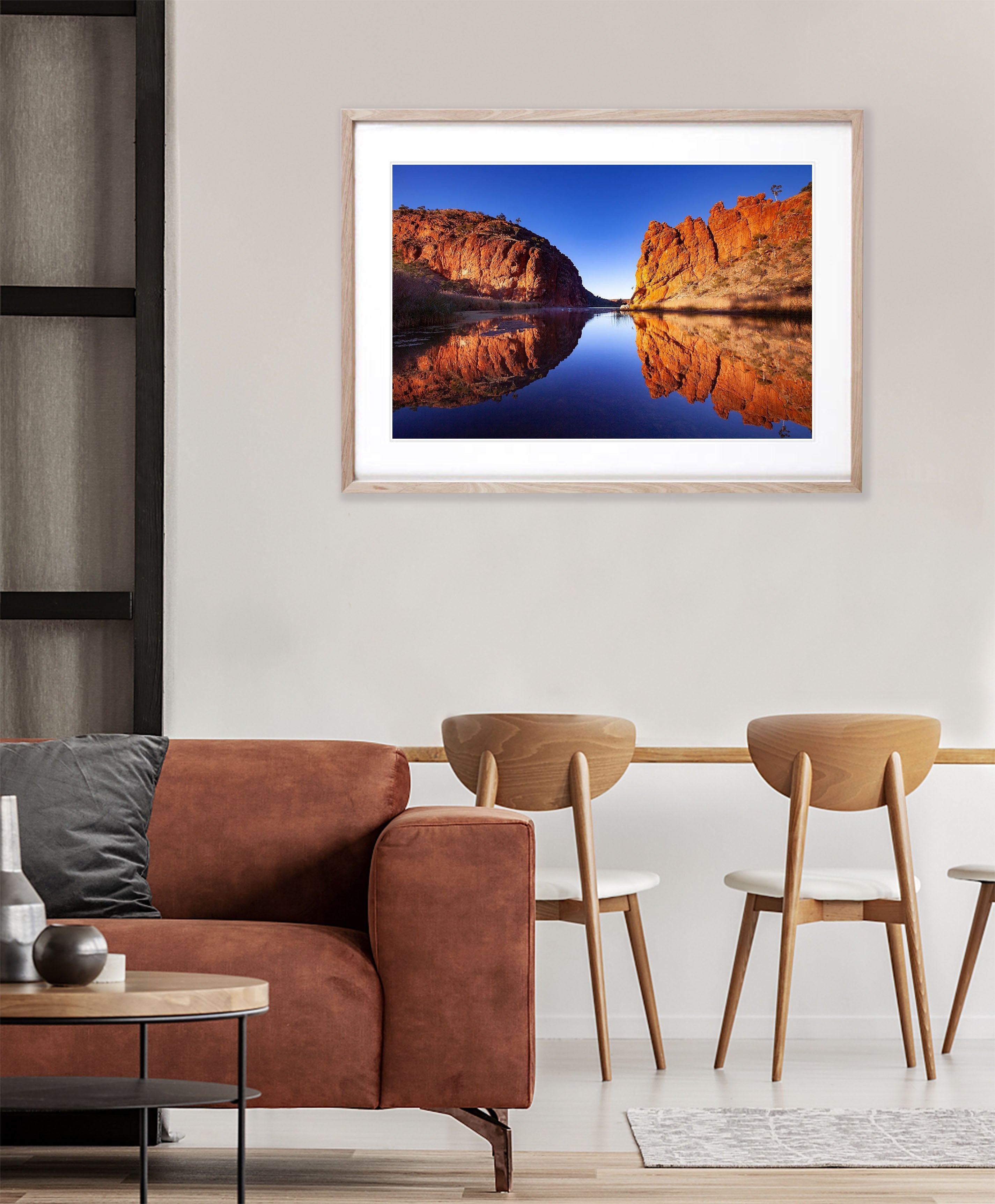 Glen Helen Gorge reflection, West MacDonnell Ranges - Northern Territory