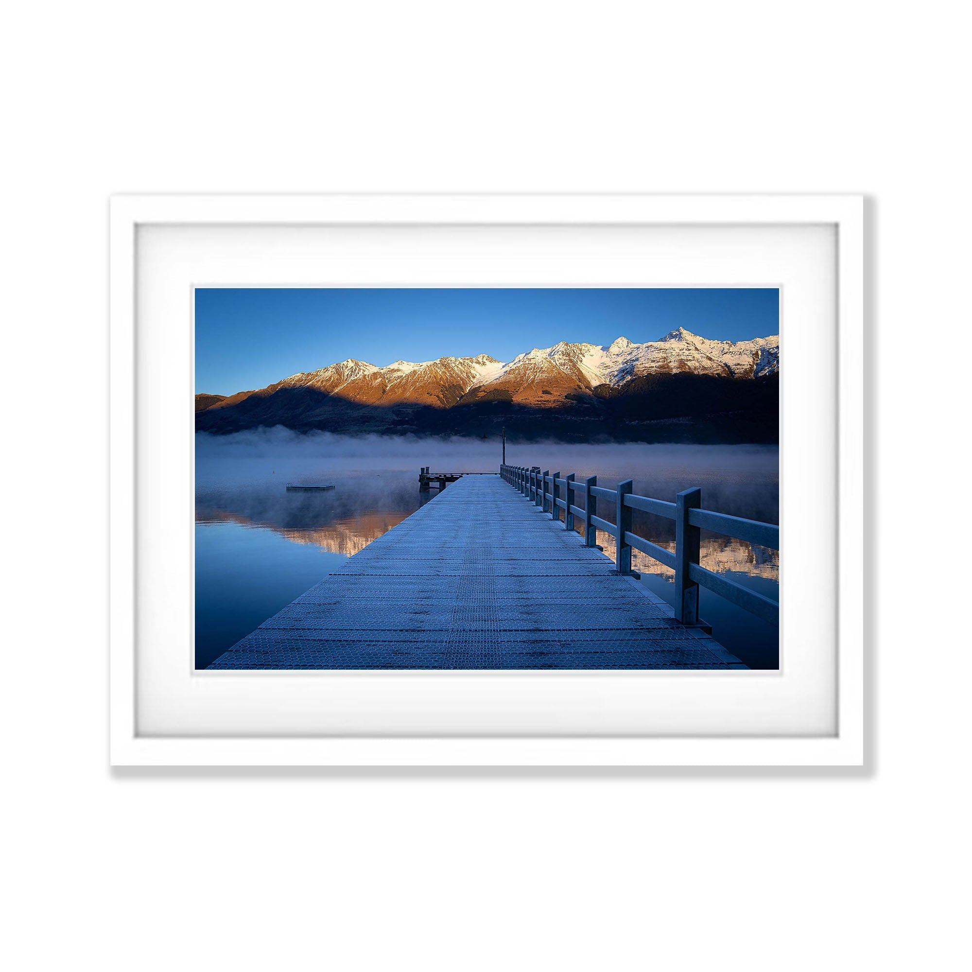 Glenorchy Jetty in winter, South Island, New Zealand
