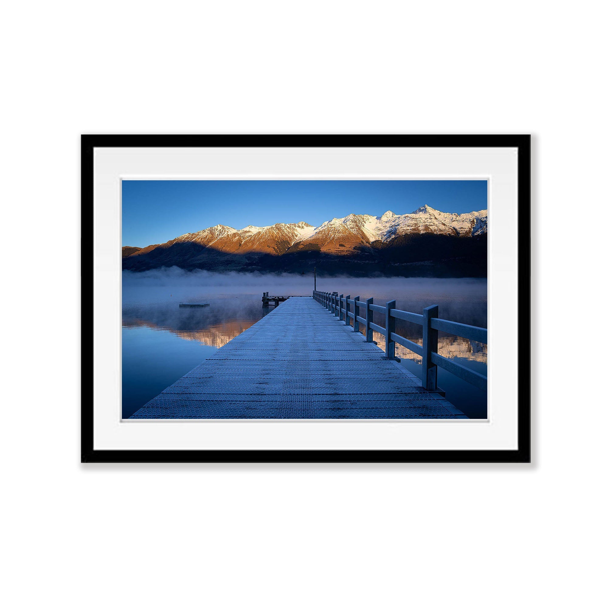 Glenorchy Jetty in winter, South Island, New Zealand