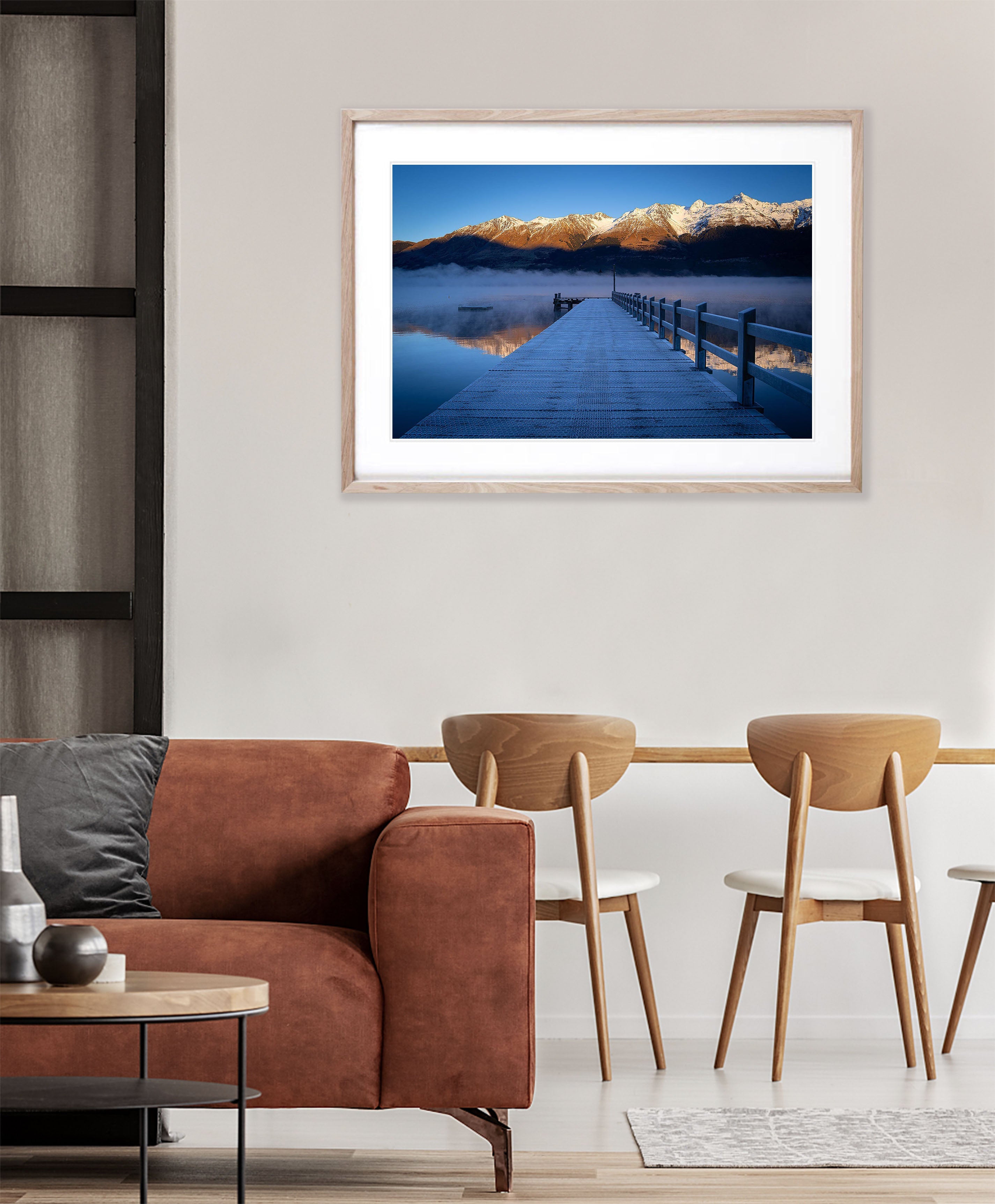 Glenorchy Jetty in winter, South Island, New Zealand