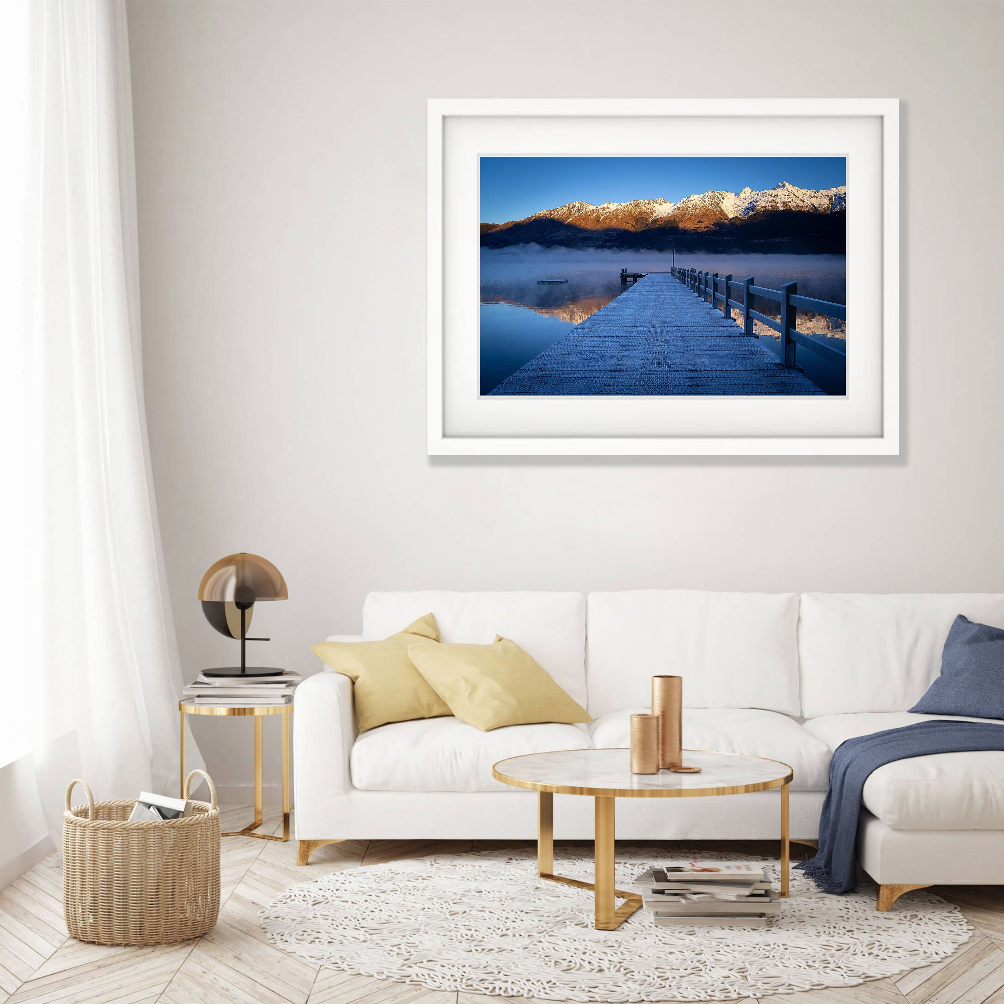 Glenorchy Jetty in winter, South Island, New Zealand