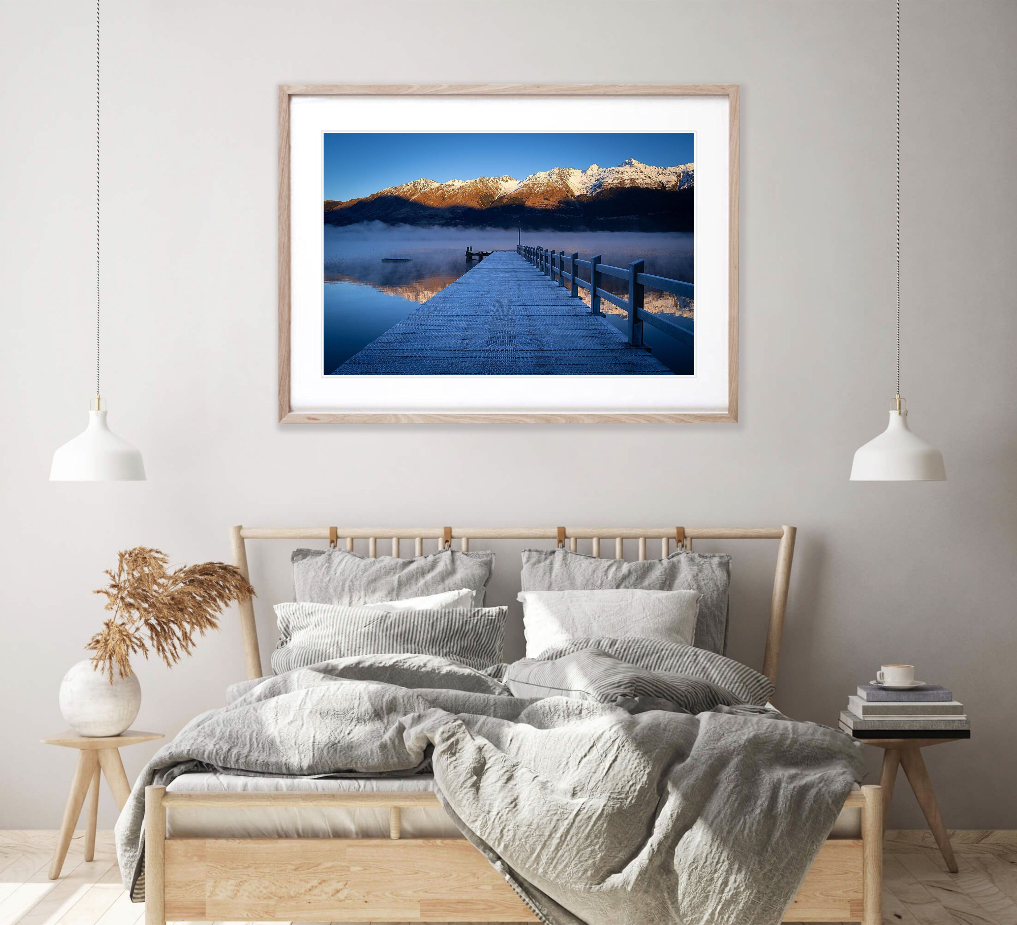 Glenorchy Jetty in winter, South Island, New Zealand