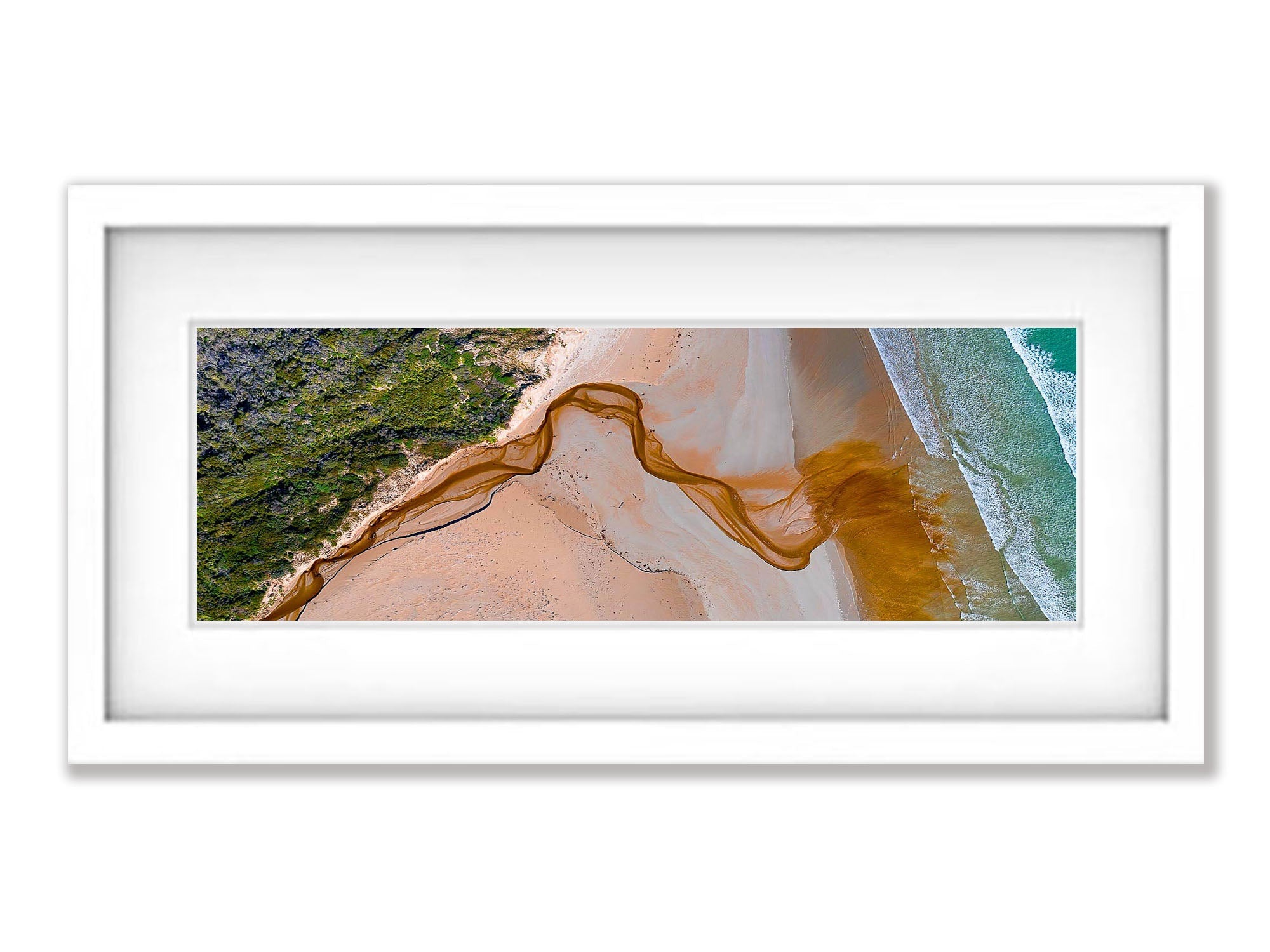 Growler Creek from above, Wilson's Promontory