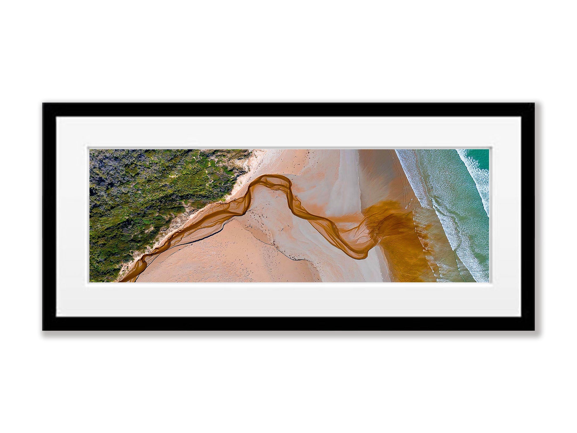 Growler Creek from above, Wilson's Promontory