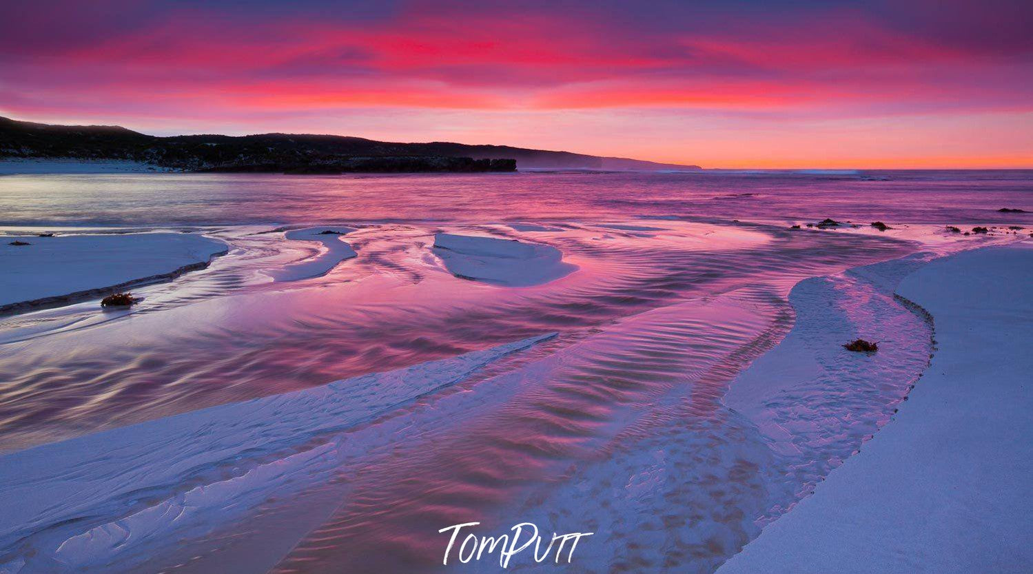 A desert with pink and purple shades of sand, Hanson Bay - Kangaroo Island SA