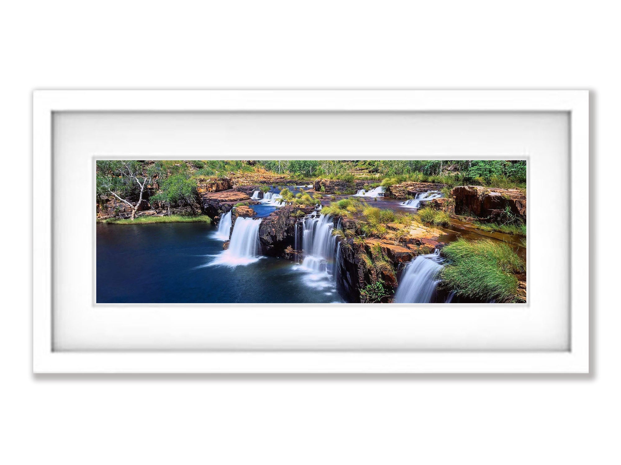 Hollywood Falls Panorama, The Kimberley, Western Australia