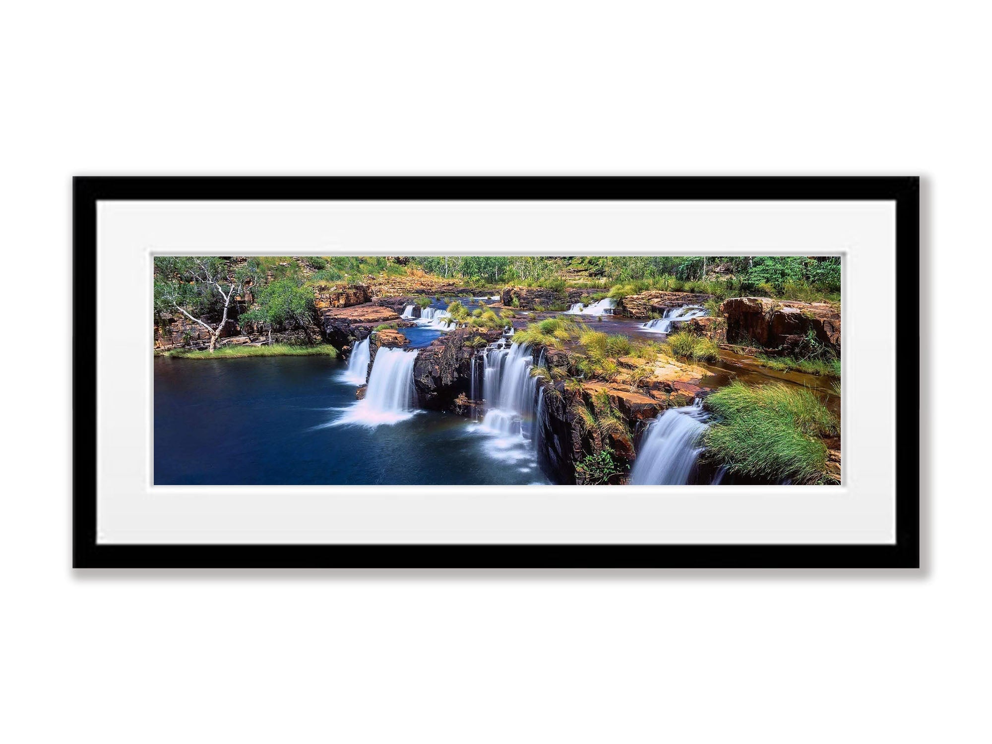 Hollywood Falls Panorama, The Kimberley, Western Australia