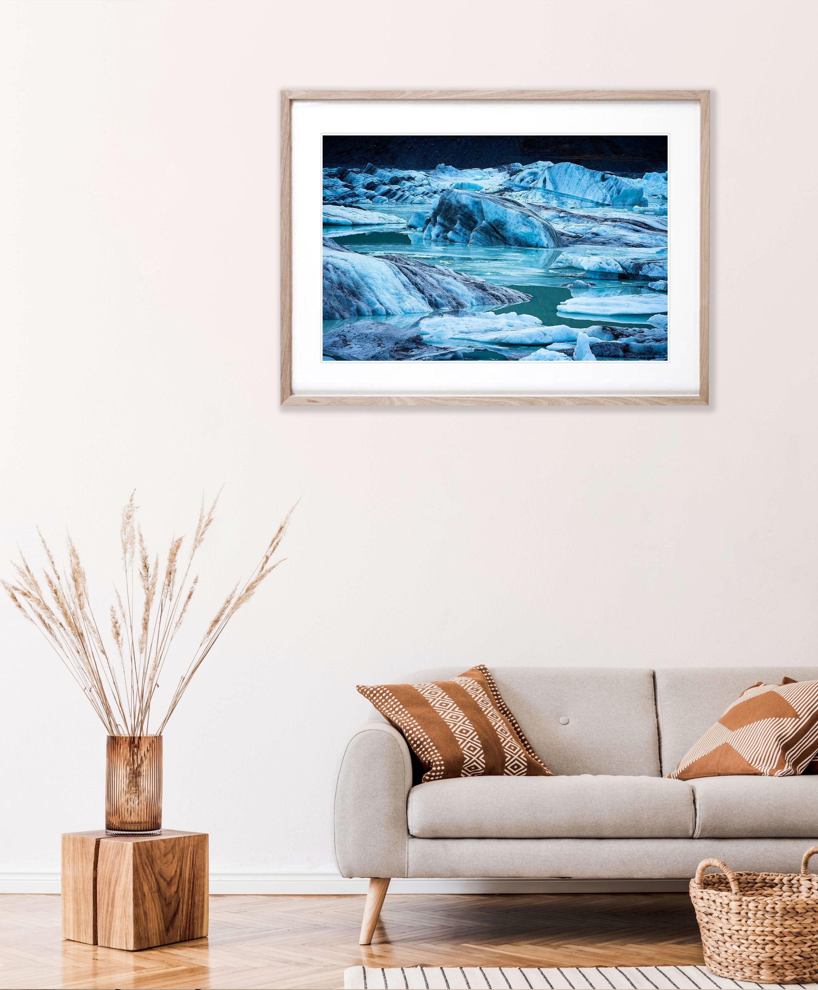 Icebergs, Tasman Lake, Mount Cook, New Zealand