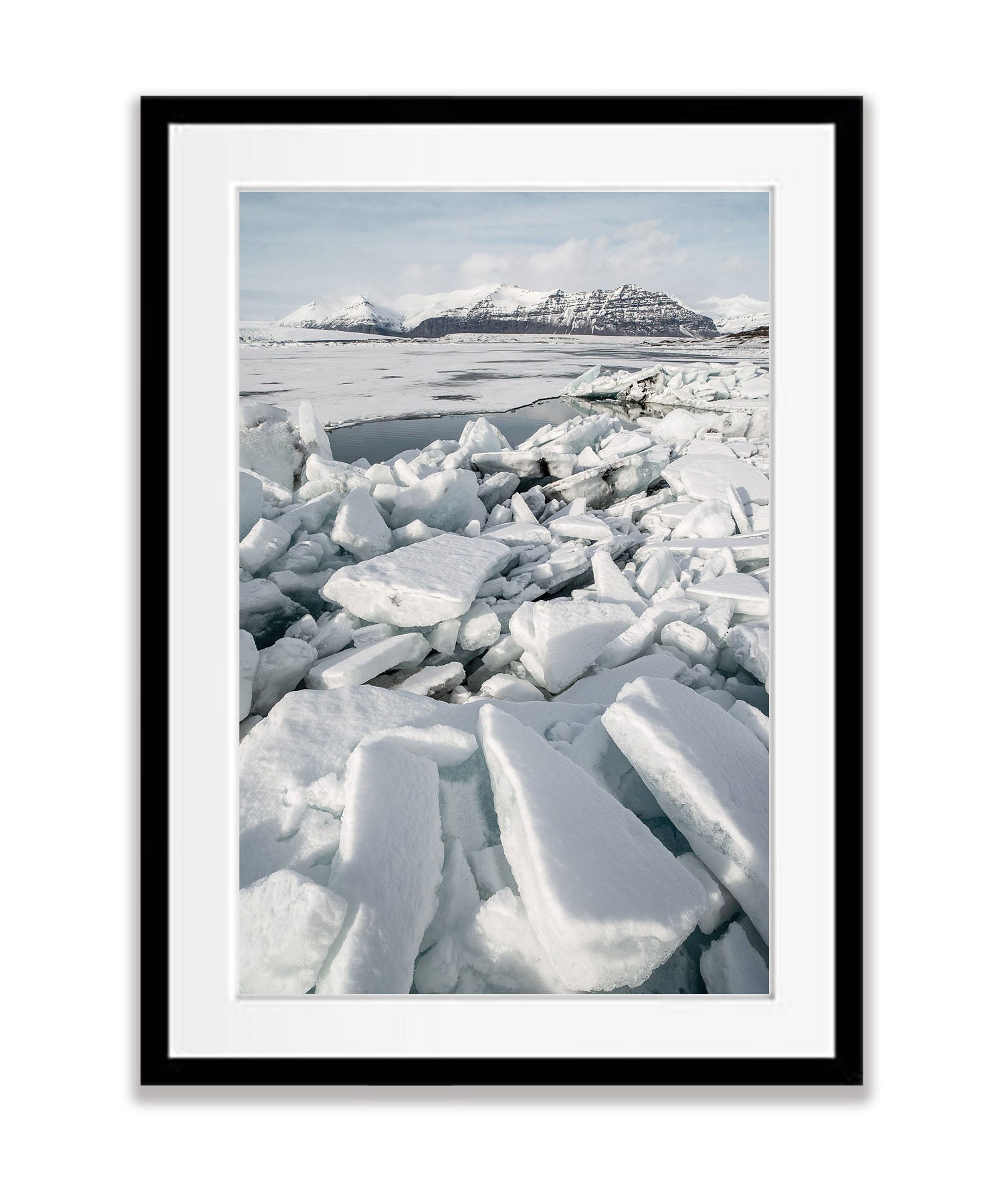 Ice Flow, Jökulsárlón Glacier Lagoon, Iceland