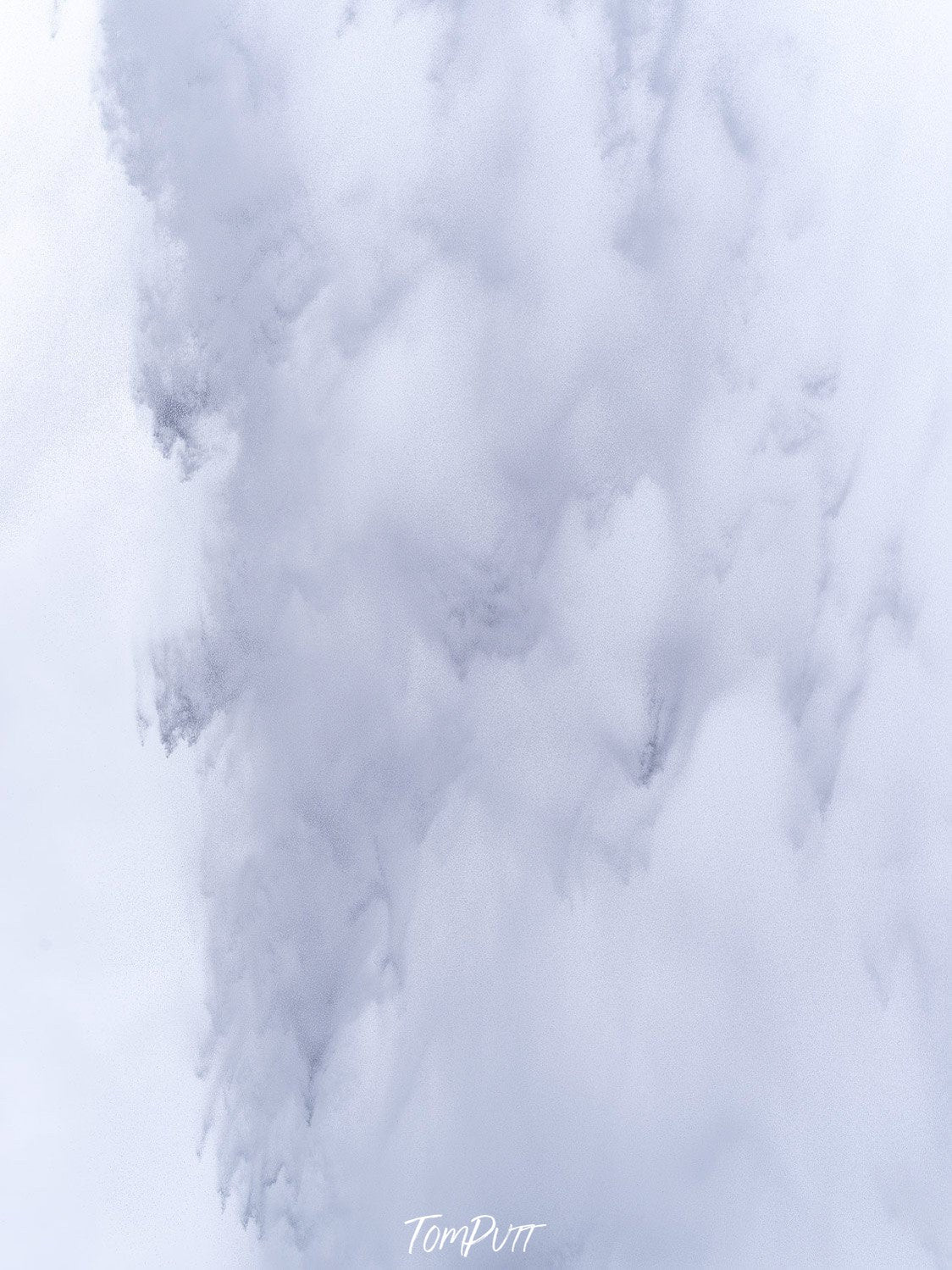 A long snow wall, Iceland No.6