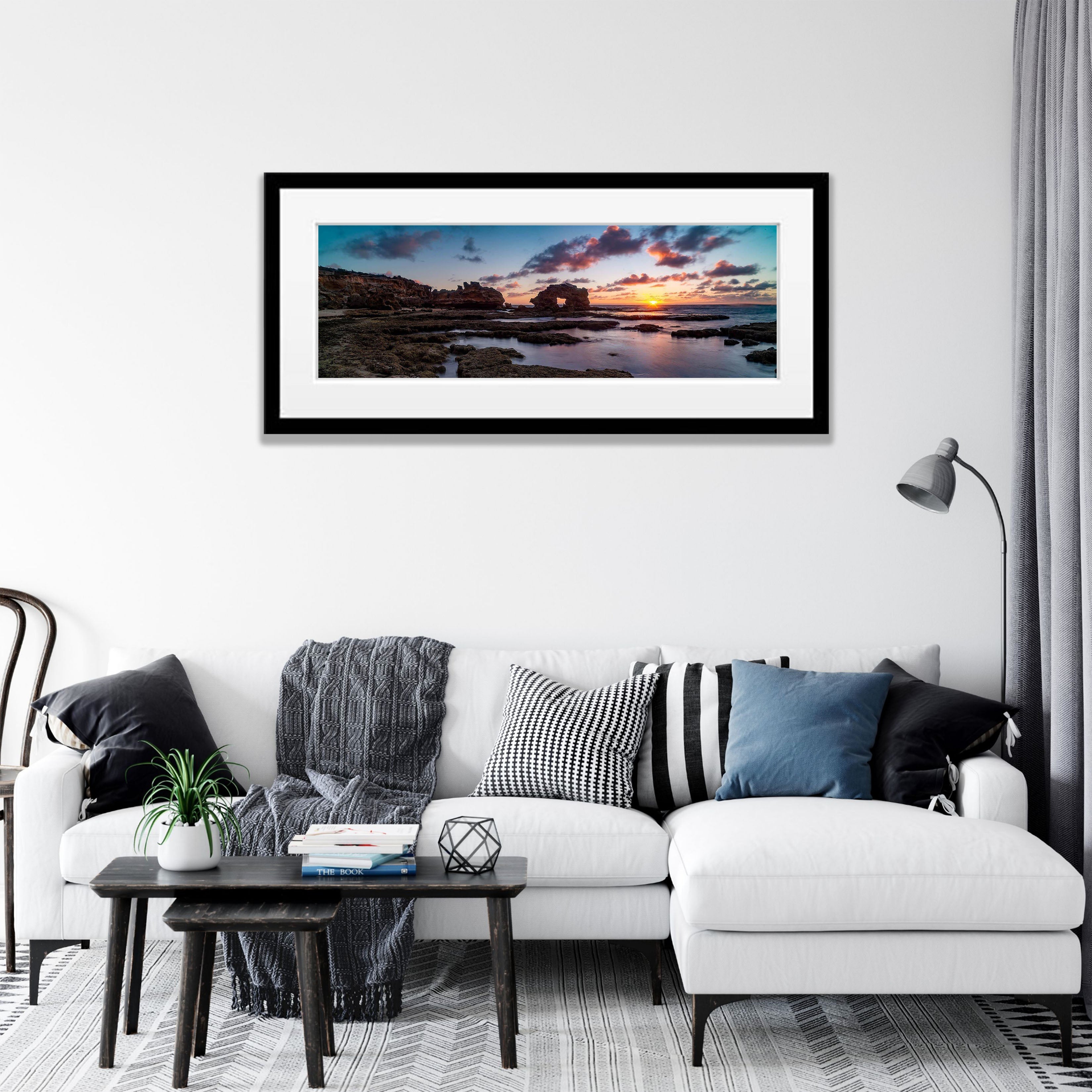 Keyhole Rock Sunset, Blairgowrie, Mornington Peninsula, VIC