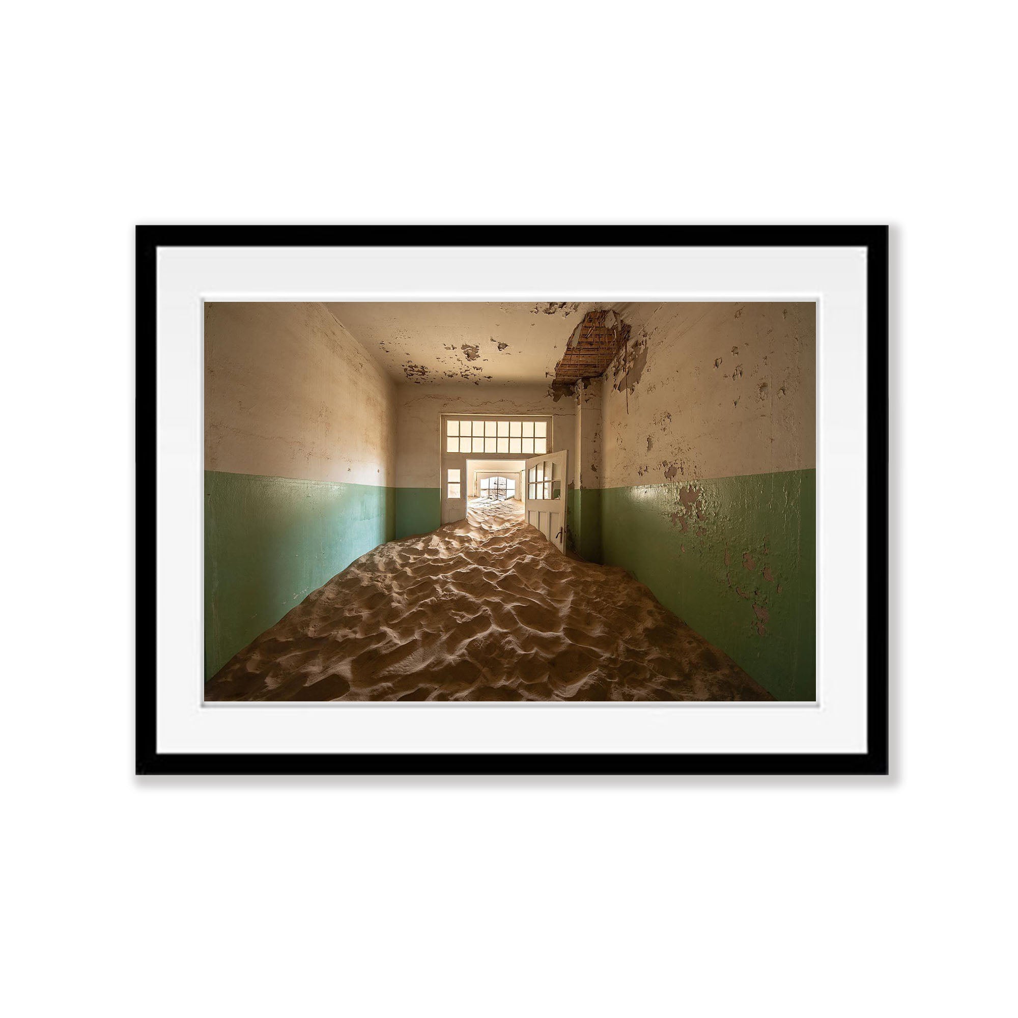 Deserted Hallway, Kolmanskop, Namibia