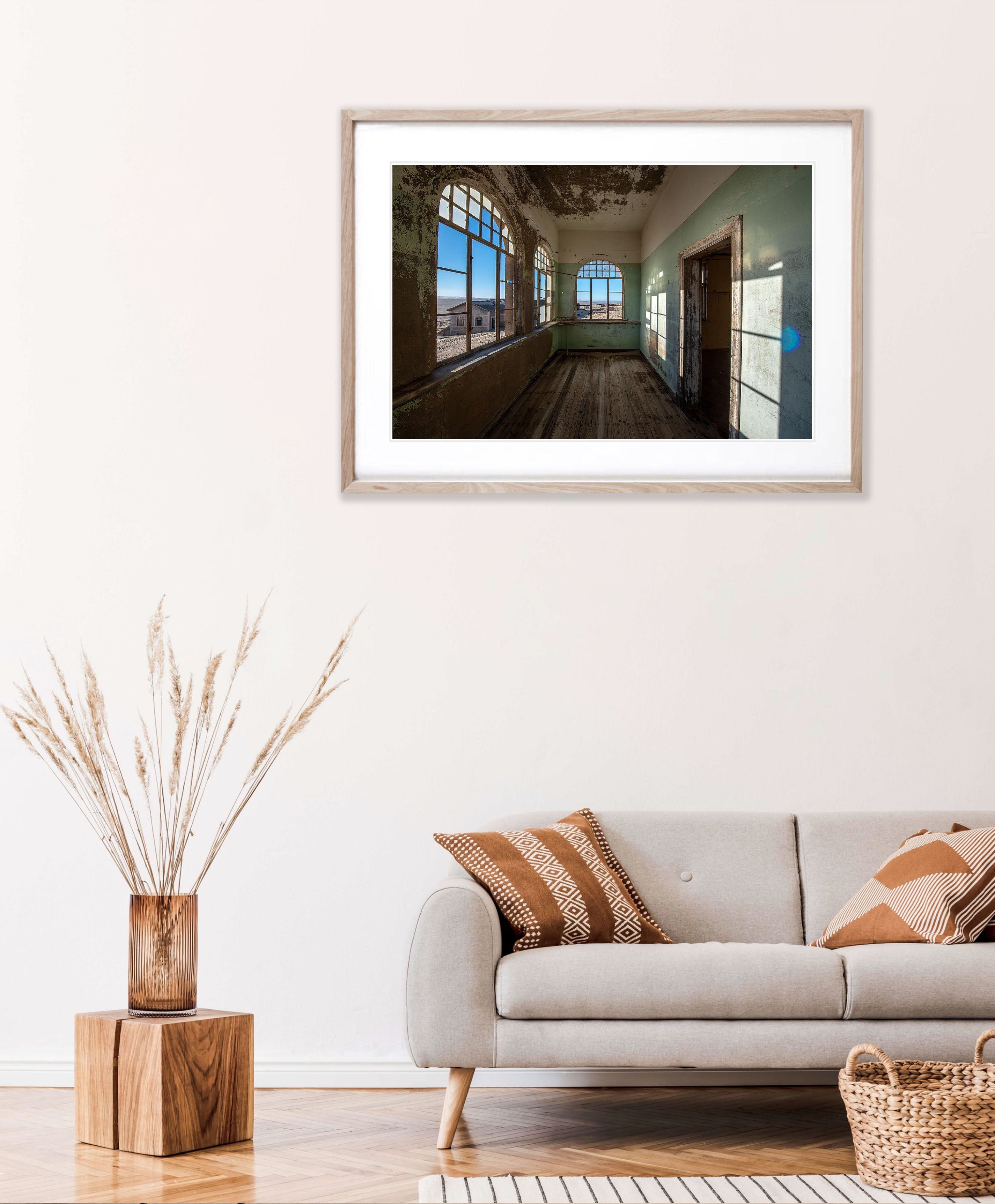 Streaming Light, Kolmanskop, Namibia
