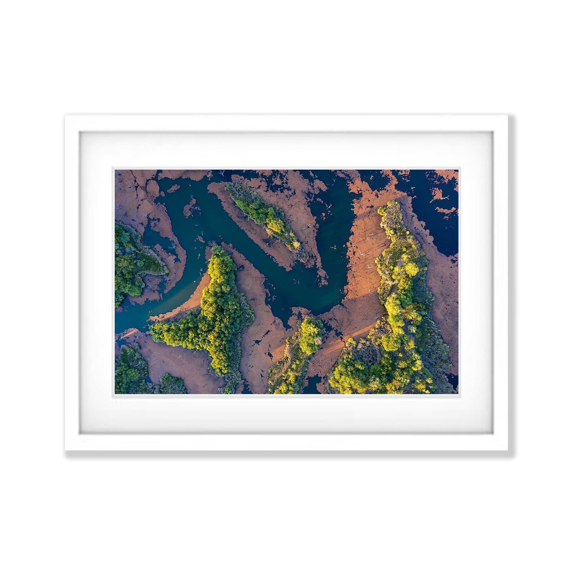 Kununurra Marshland from above, The Kimberley, Western Australia