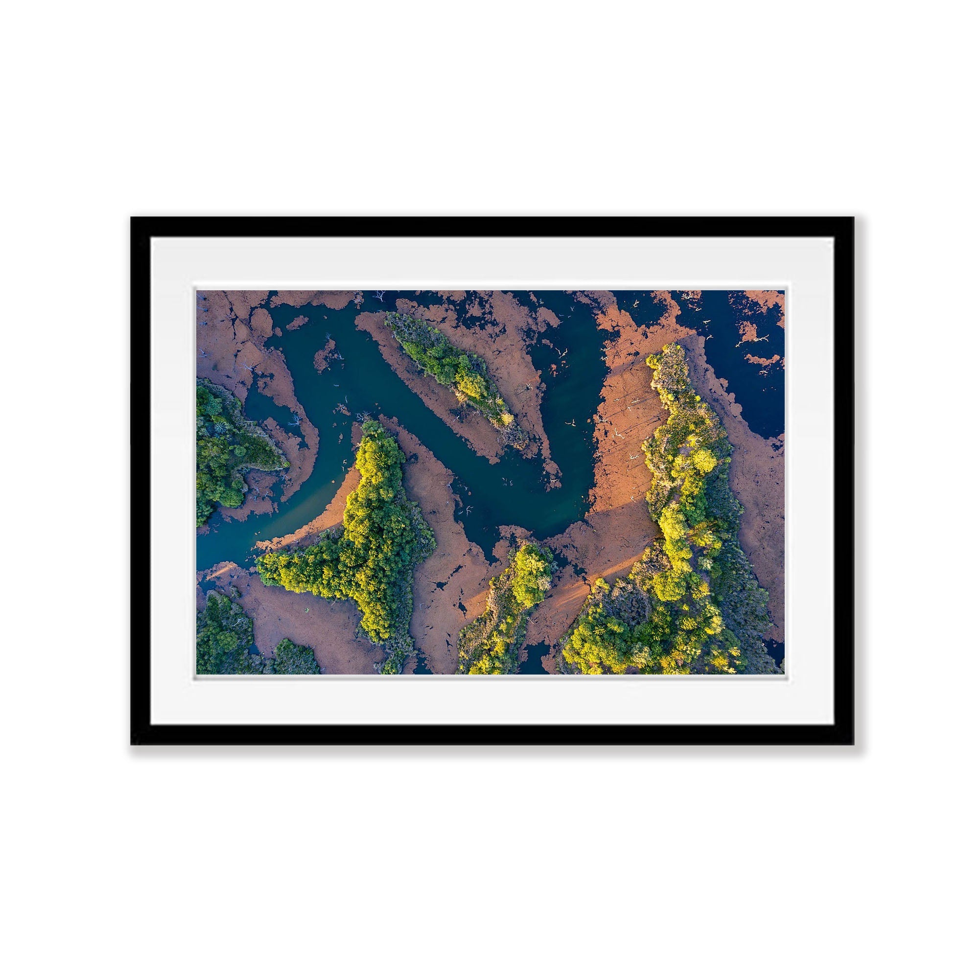 Kununurra Marshland from above, The Kimberley, Western Australia