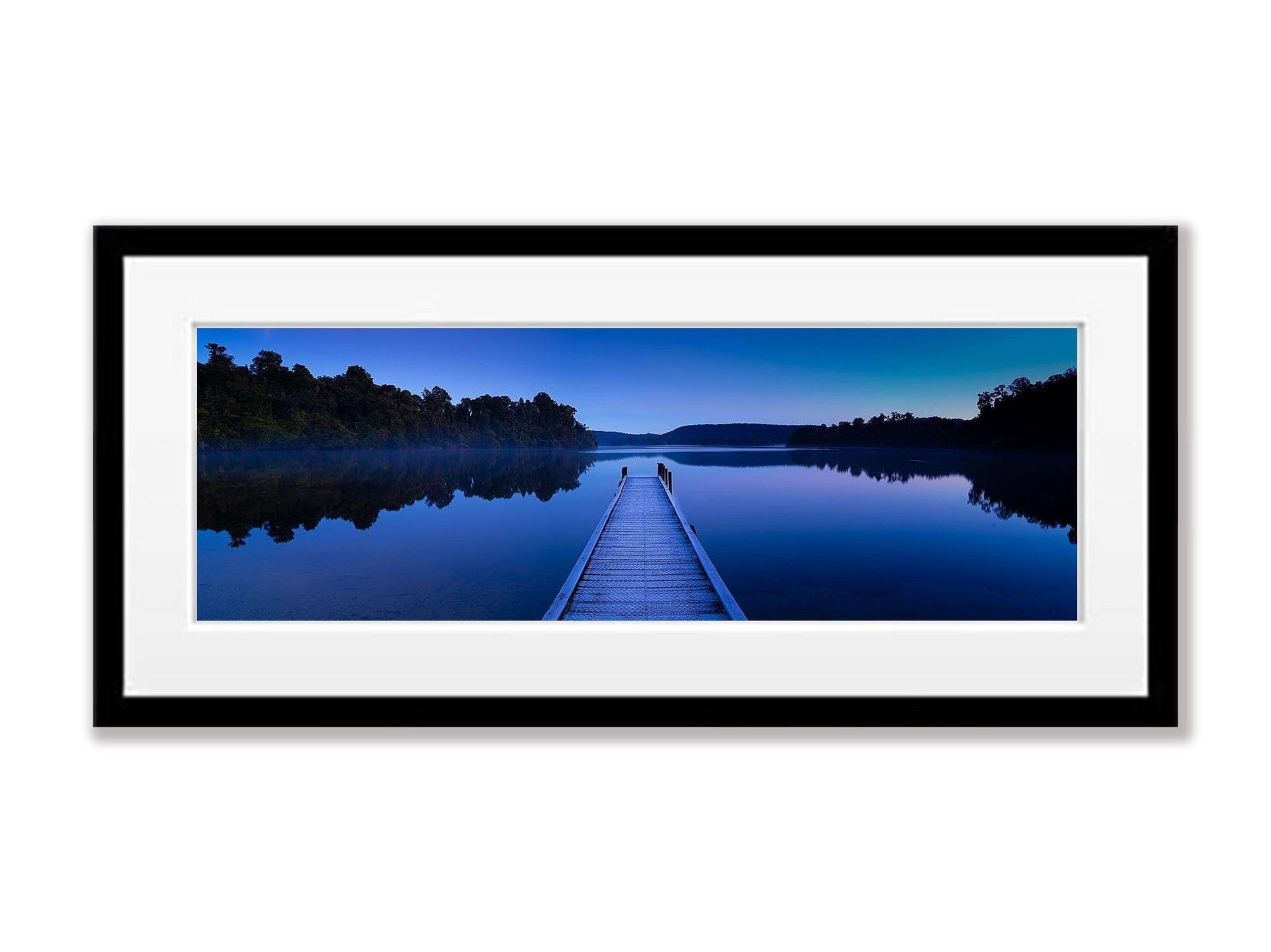 Lake Mapourika jetty, New Zealand
