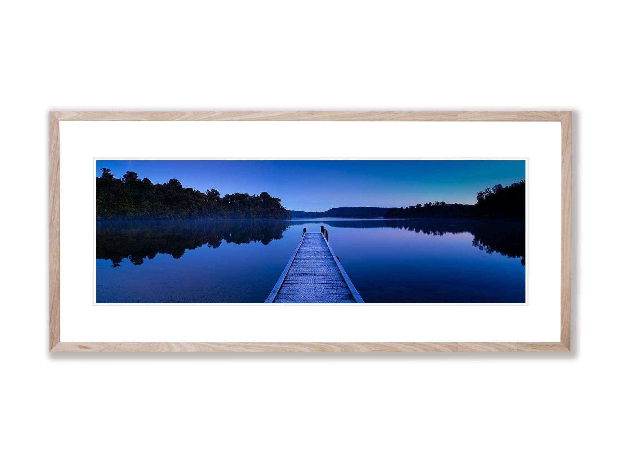Lake Mapourika jetty, New Zealand