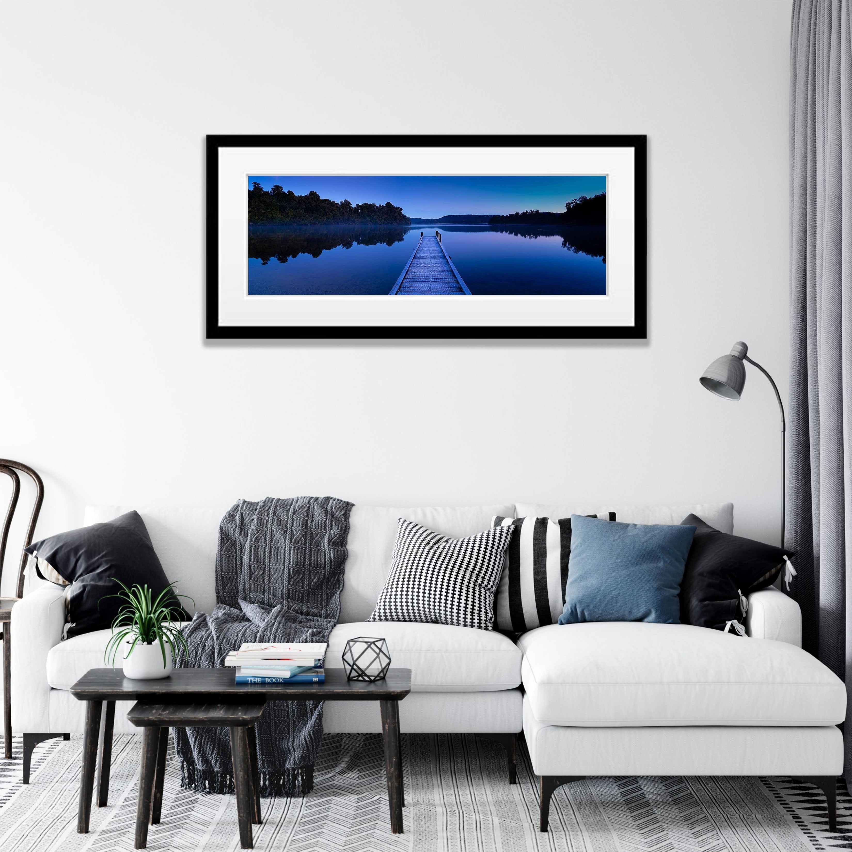Lake Mapourika jetty, New Zealand