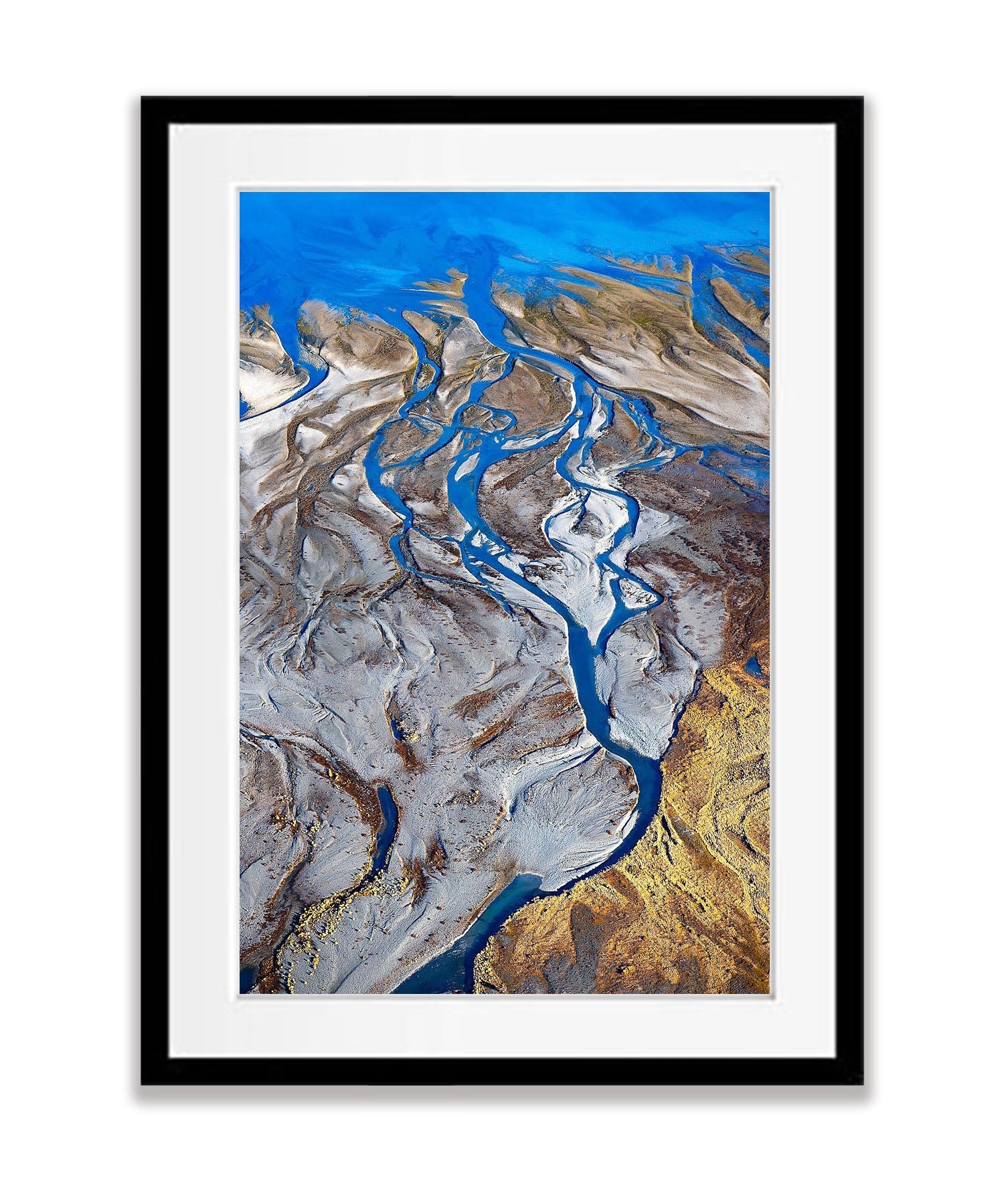 Lake Pukaki from above, Mount Cook, New Zealand