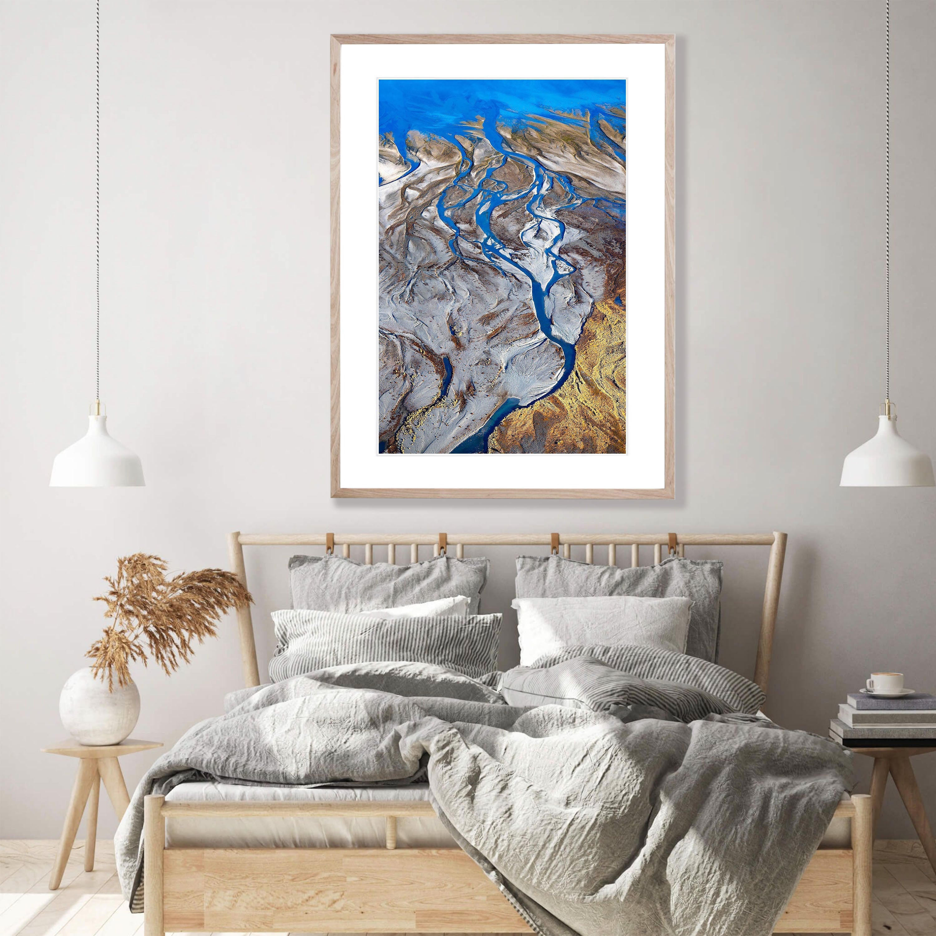 Lake Pukaki from above, Mount Cook, New Zealand