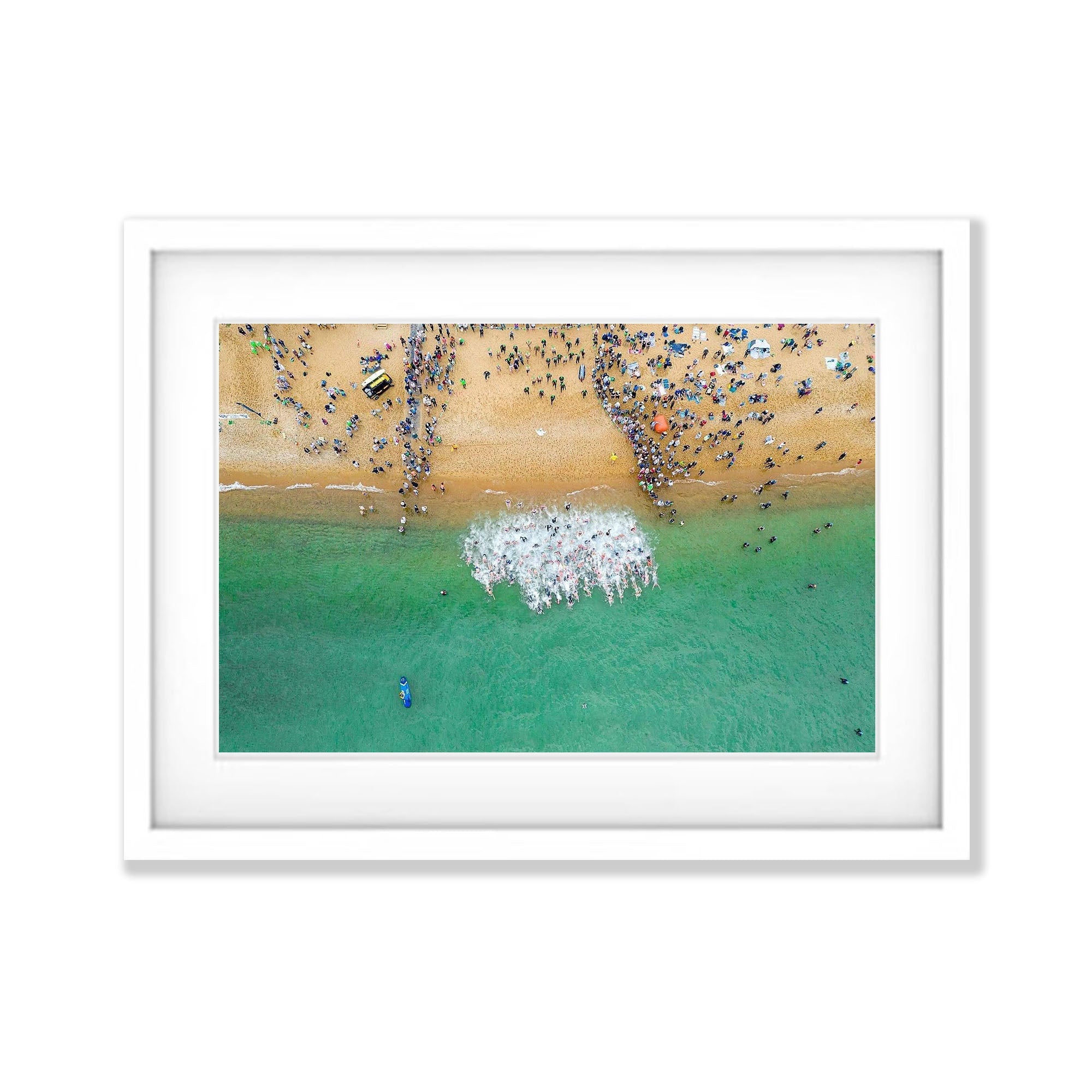 MMAD Swim Start from above, Mornington Peninsula, VIC