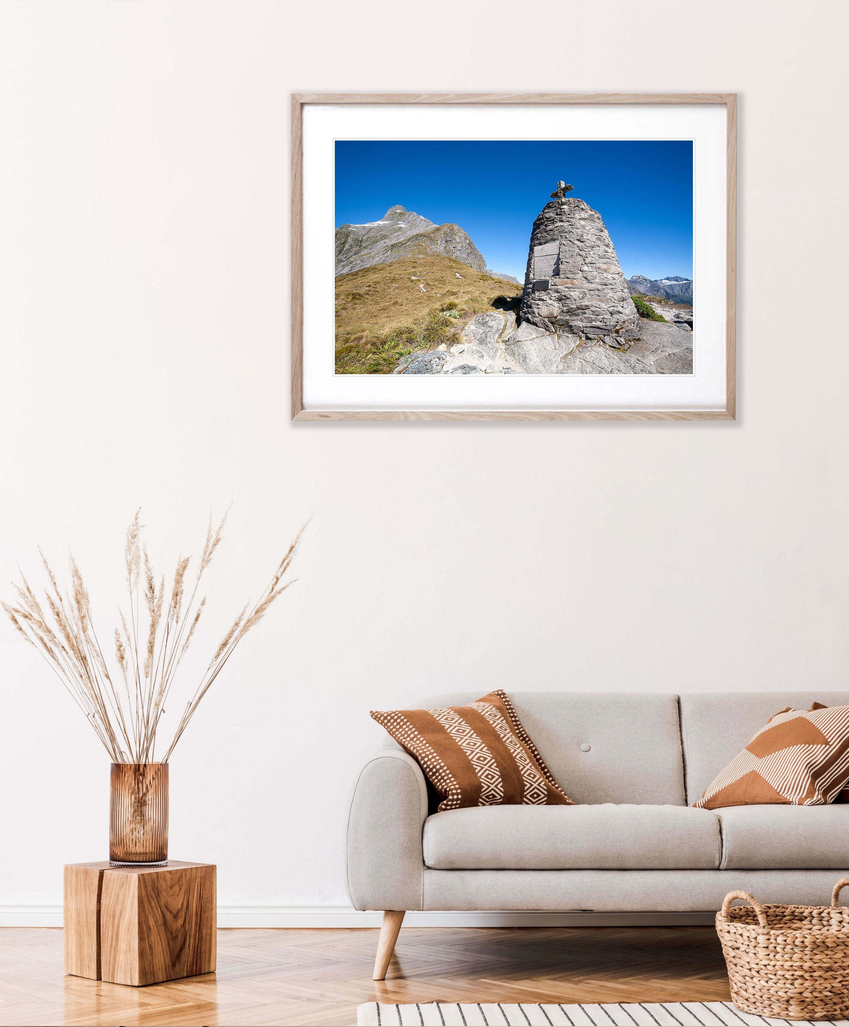 MacKinnon Pass Monument, Milford Track - New Zealand