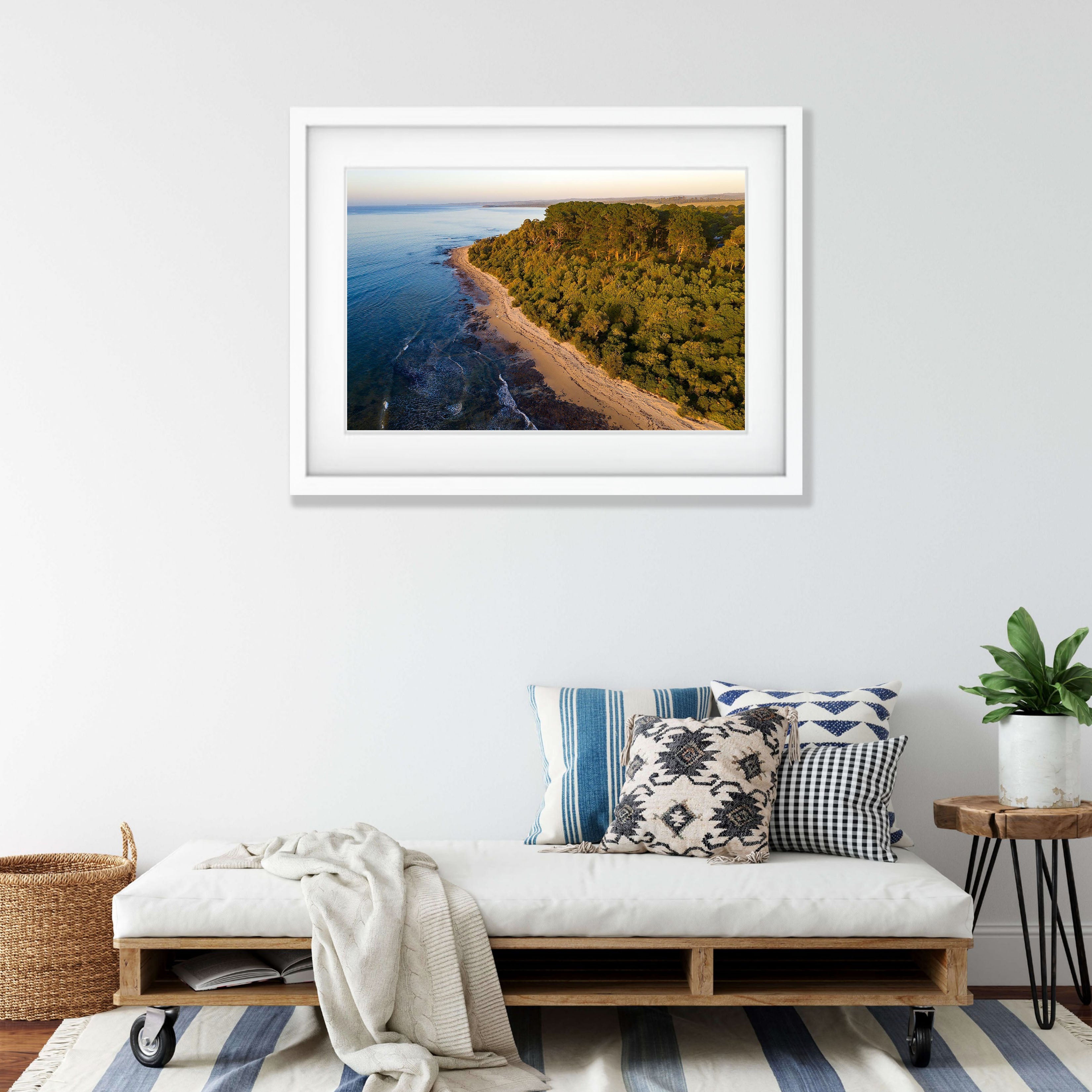 Merricks Beach from above, Mornington Peninsula, VIC