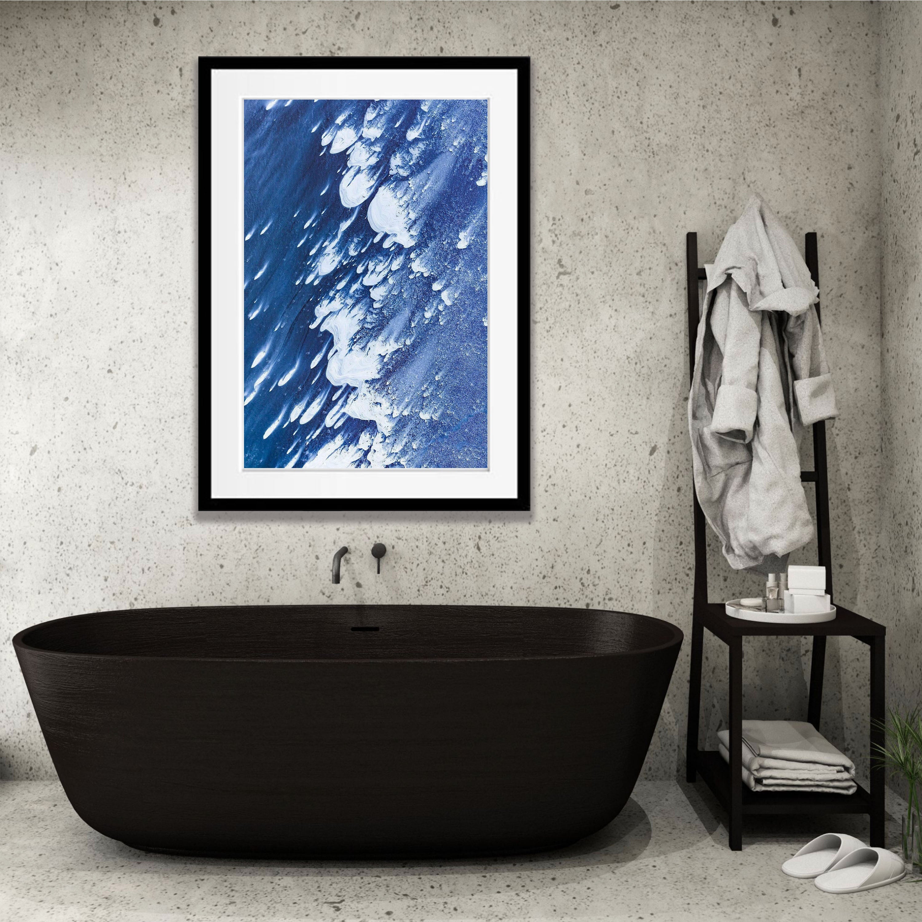 ARTWORK INSTOCK - 'Meteorite Shower' - Available 150 x 120cms Mounted Print (ready to frame) in the gallery TODAY!