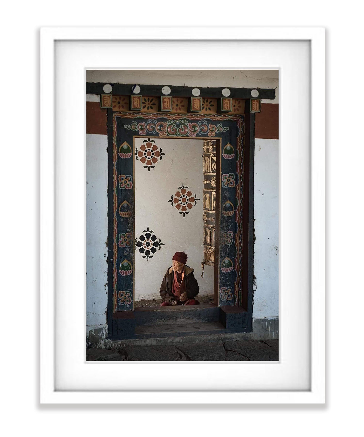 Monk Praying, Bhutan