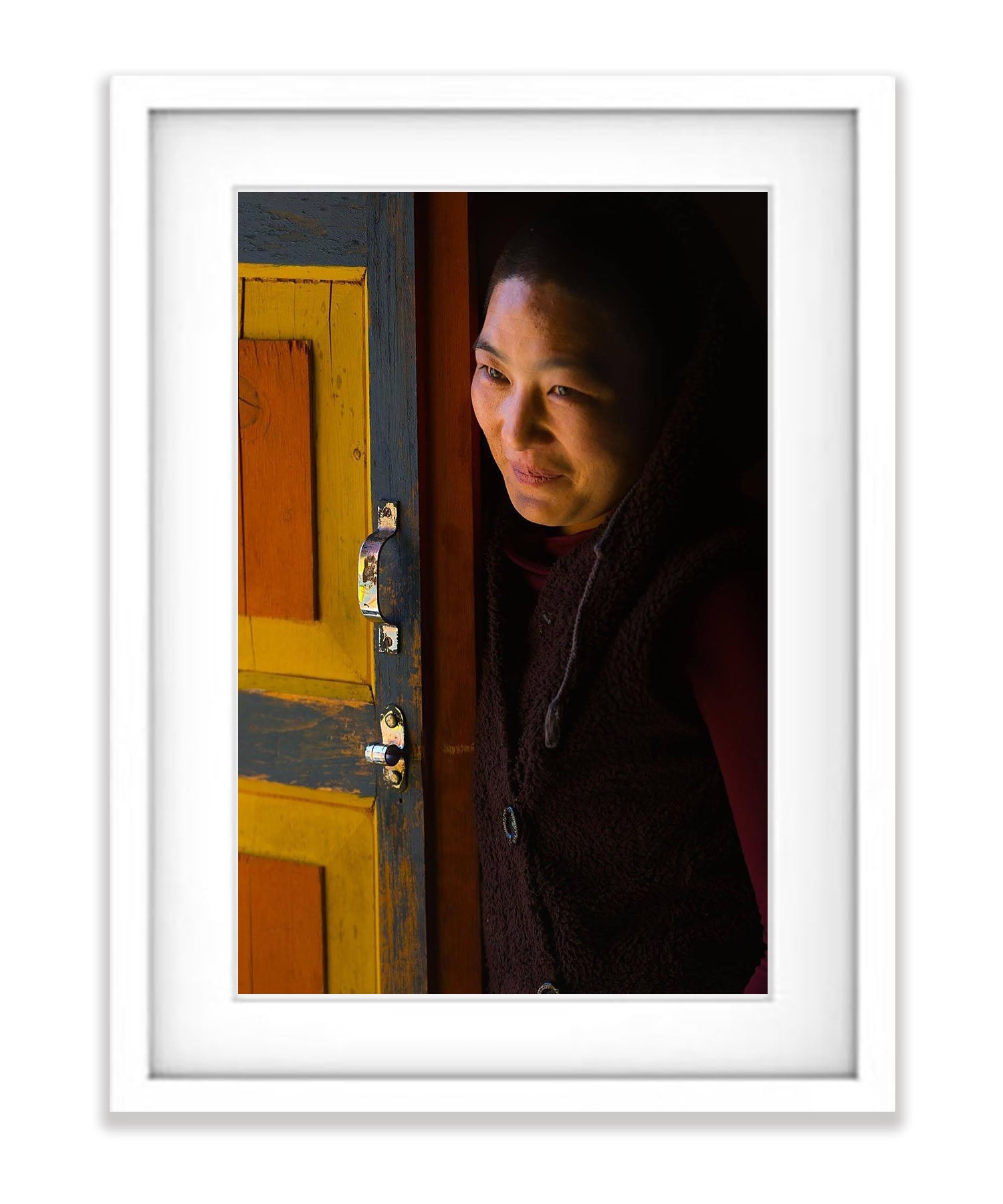 Monk in Light, Bhutan