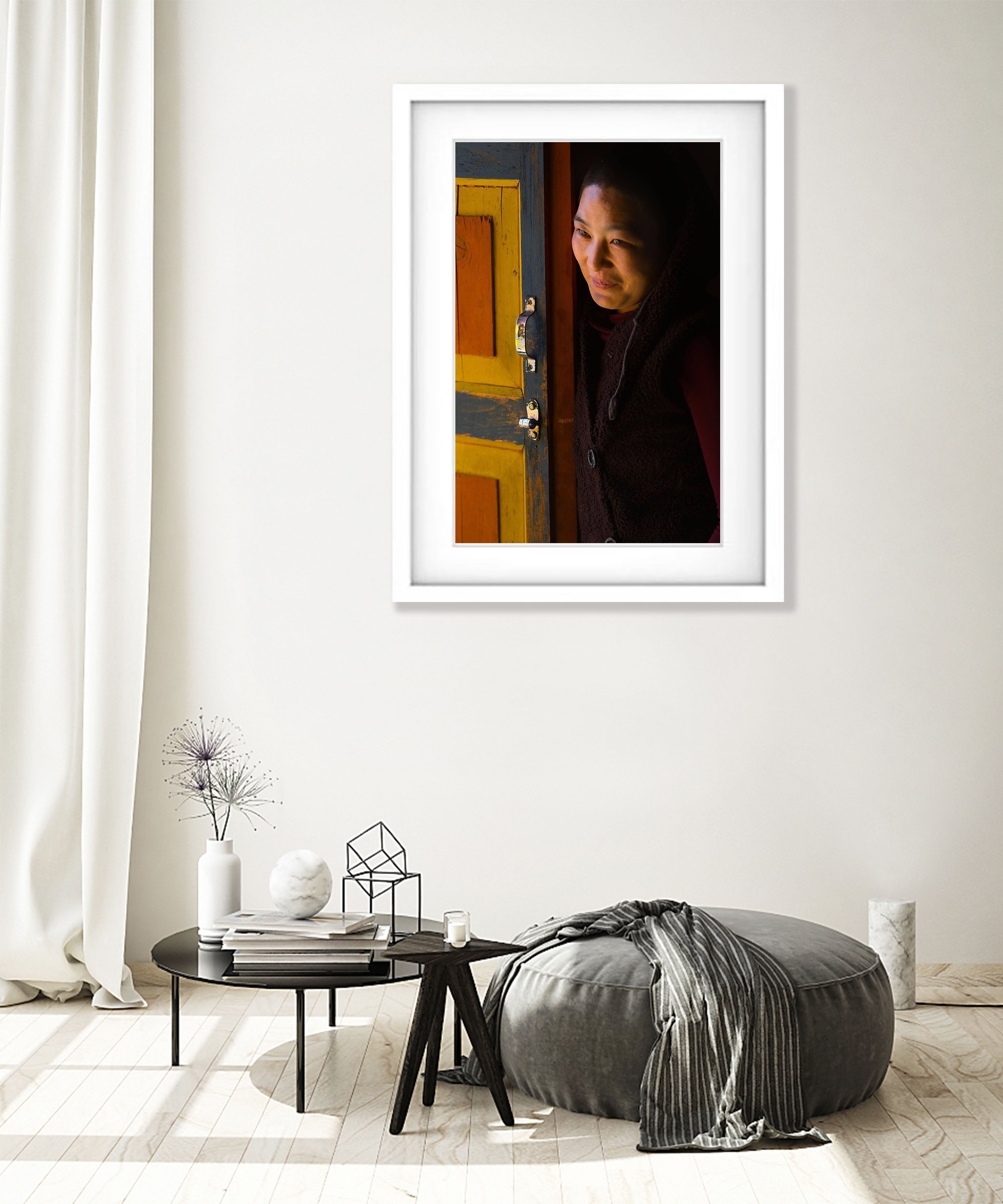 Monk in Light, Bhutan