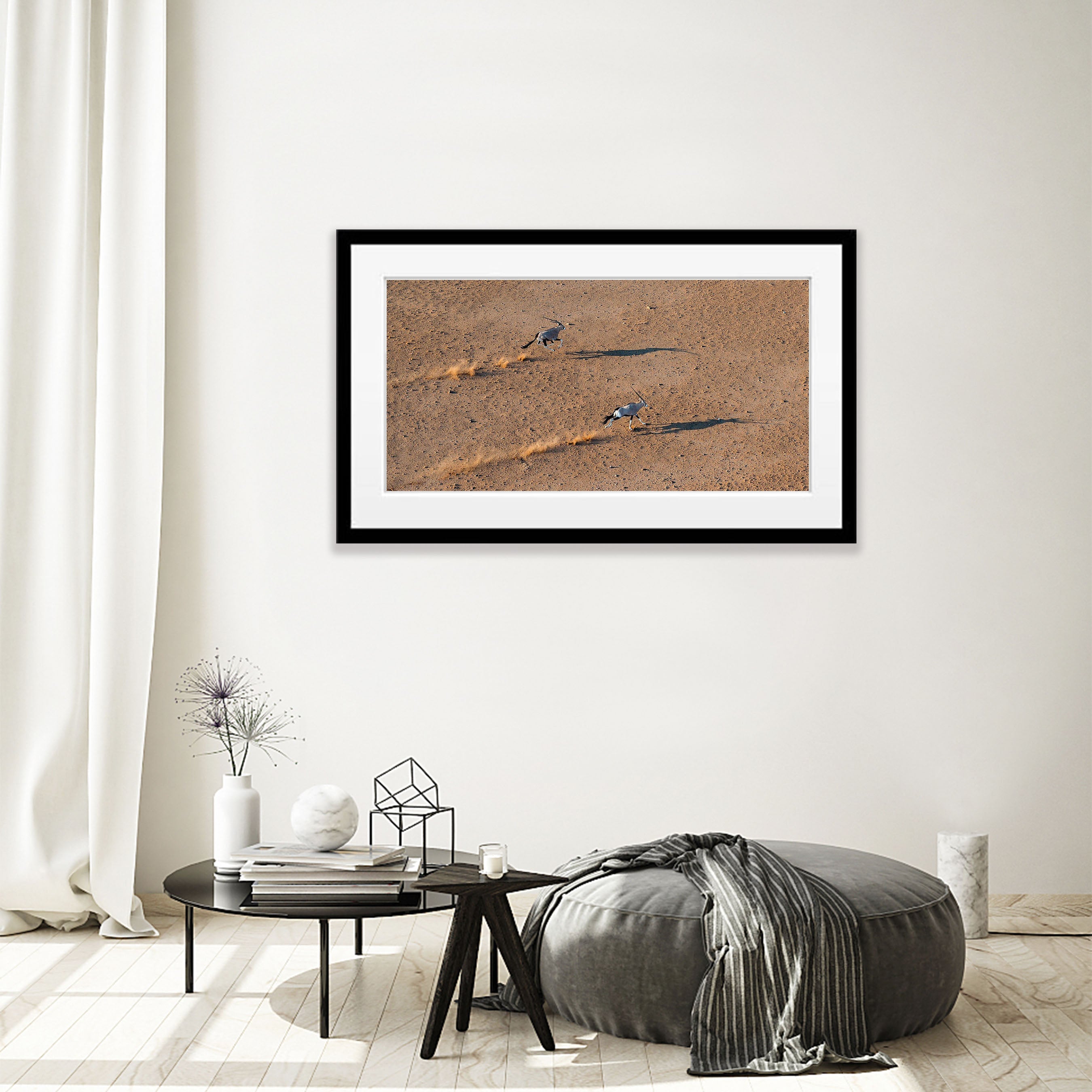 Oryx running, Namibia, Africa