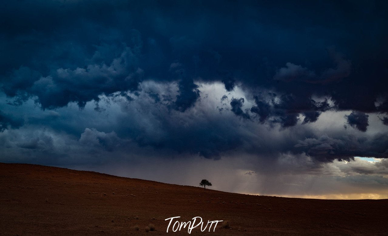 Stormy clouds over a desert, Namibia 12, Africa