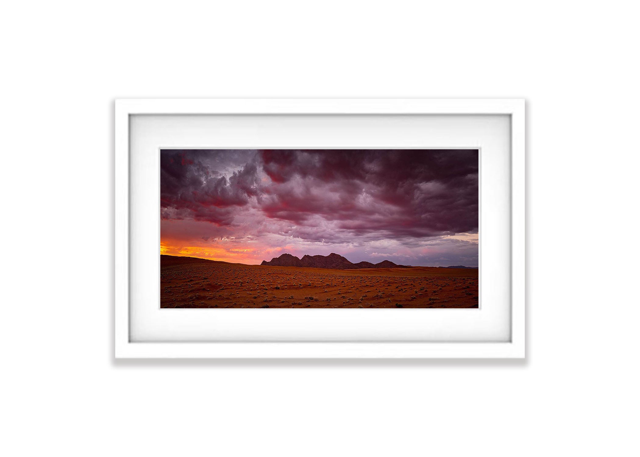 Sunset Desert Clouds, Wolwedans, Namibia, Africa