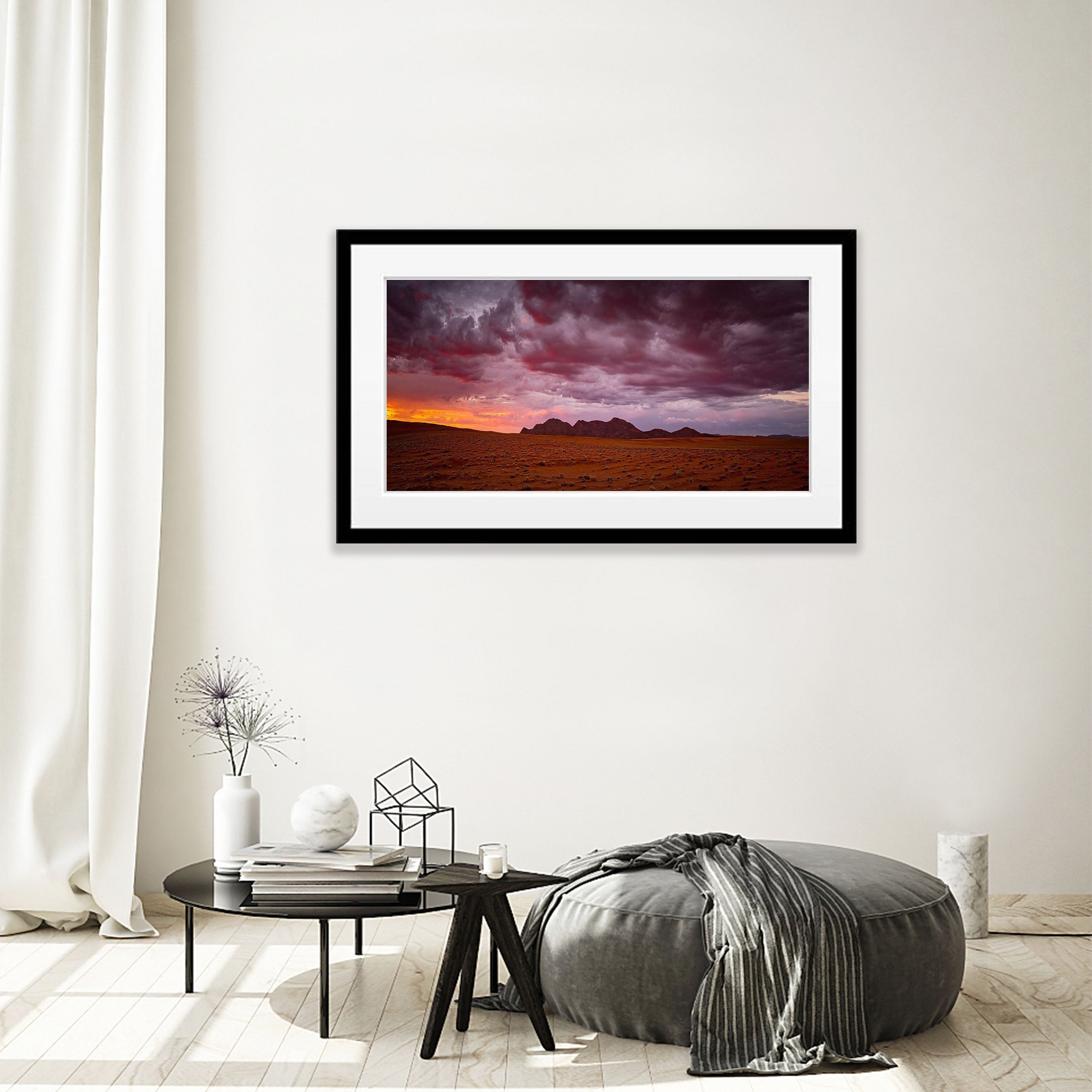 Sunset Desert Clouds, Wolwedans, Namibia, Africa