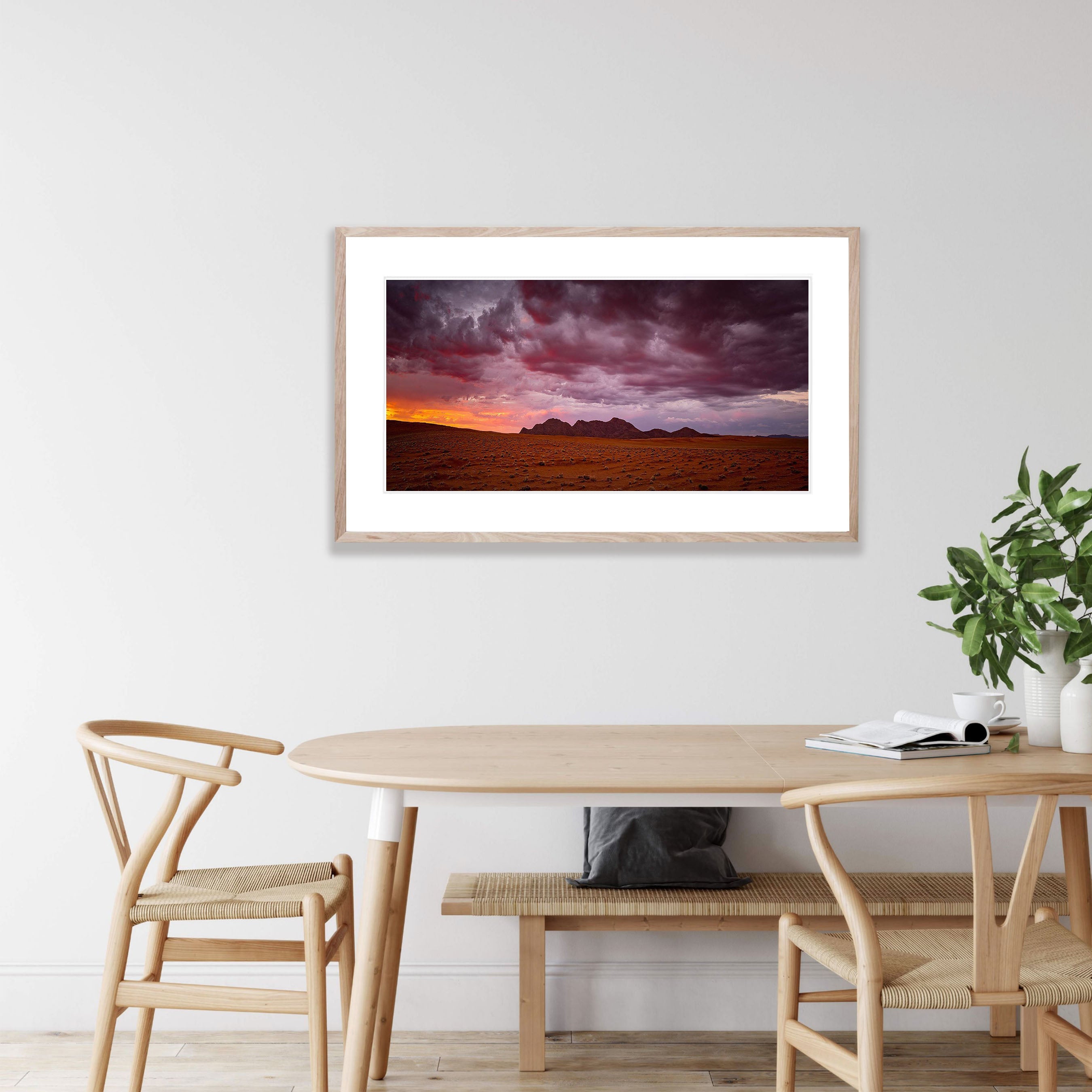Sunset Desert Clouds, Wolwedans, Namibia, Africa