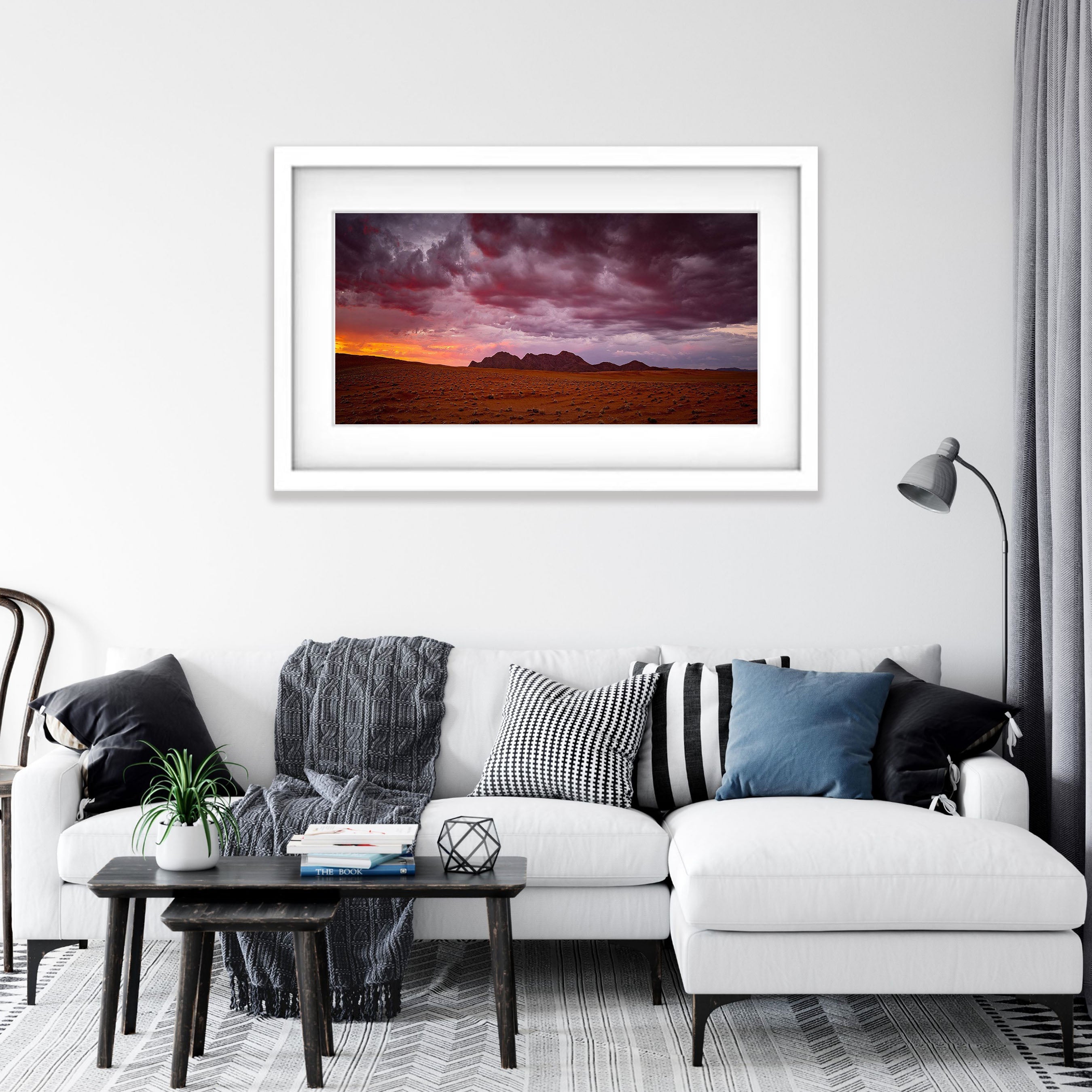 Sunset Desert Clouds, Wolwedans, Namibia, Africa