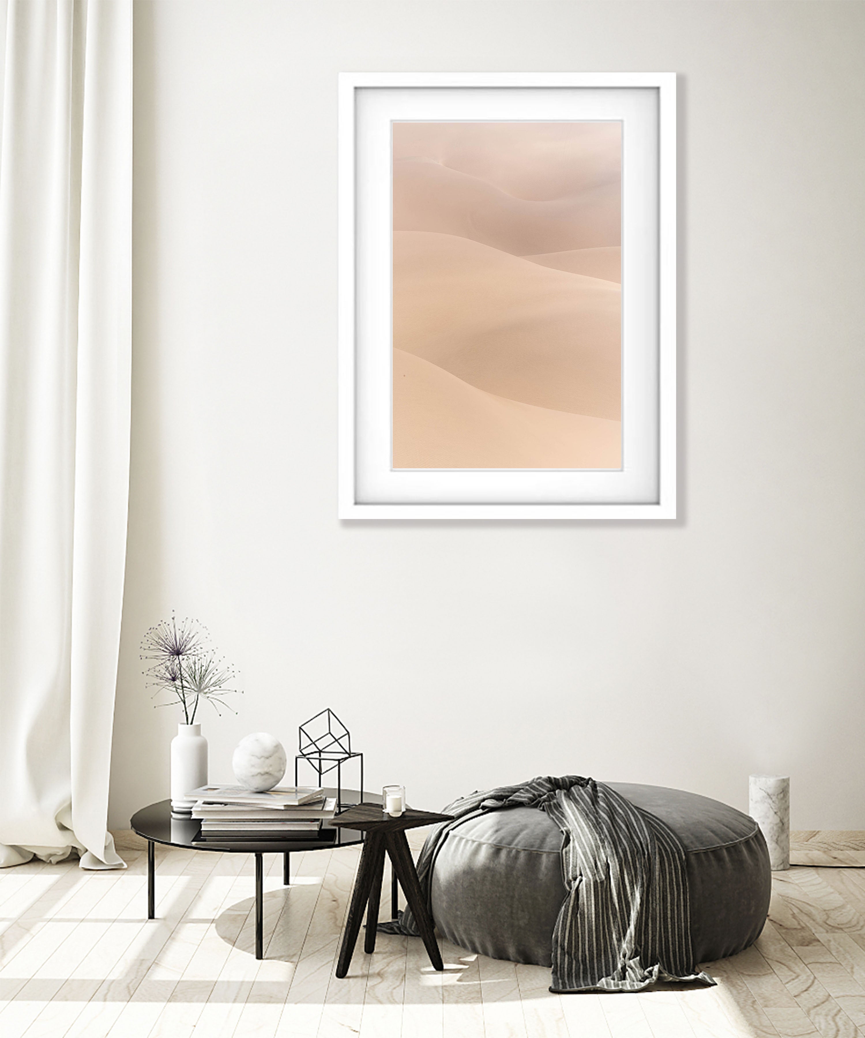 Serene Sand Dunes, Namibia, Africa