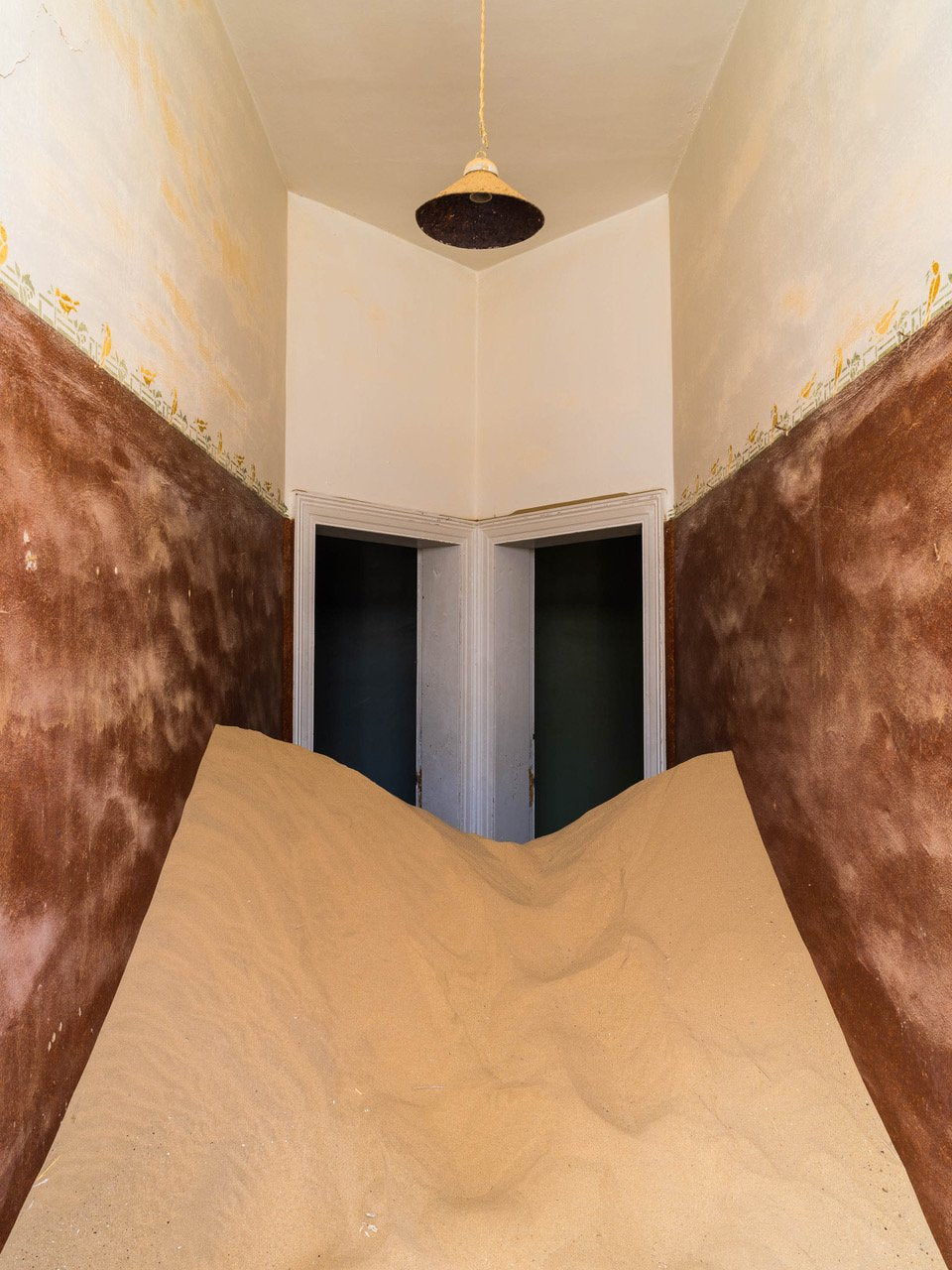Sand placed in a house corridor, Namibia #43, Africa