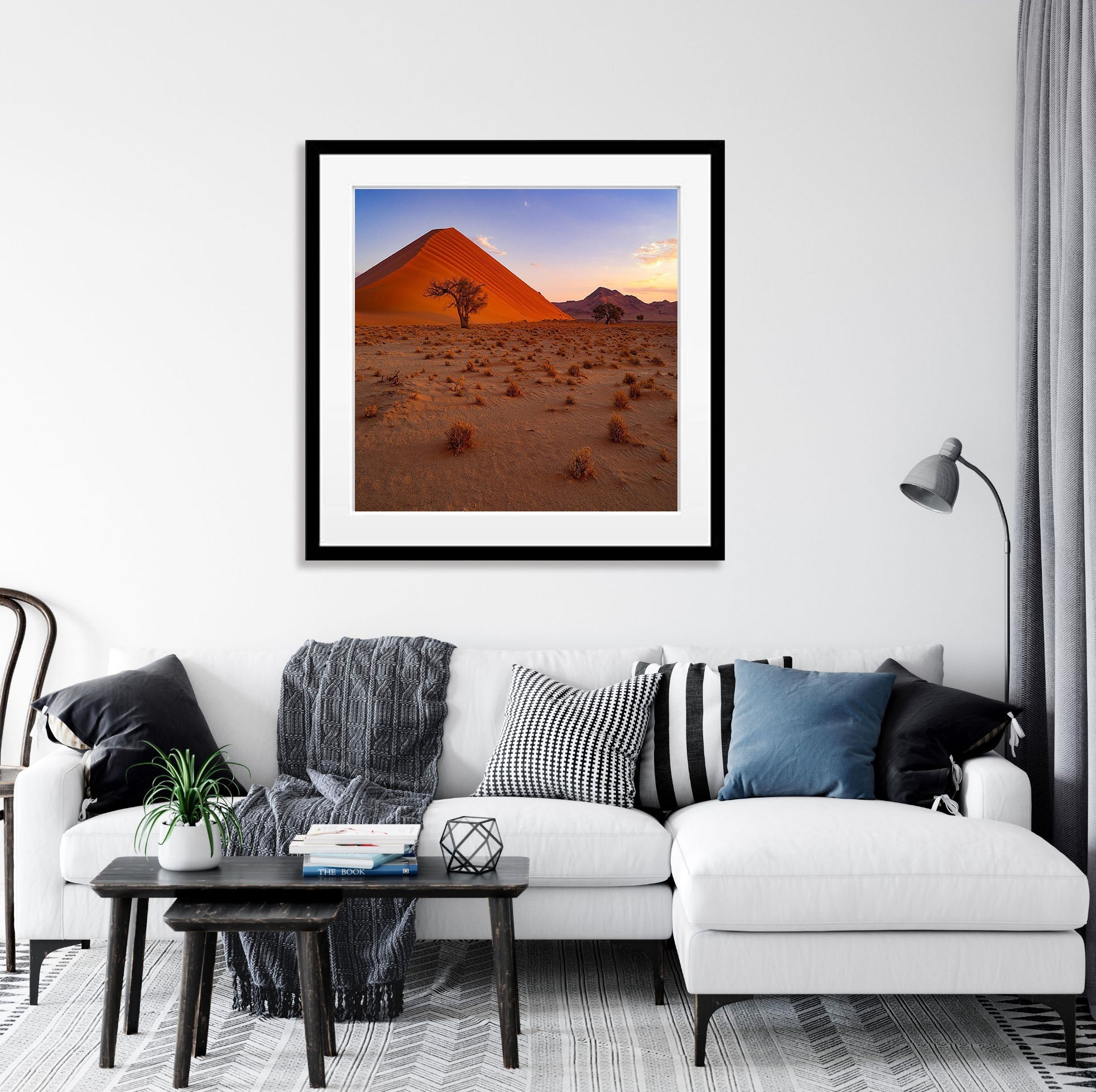 Dune 45 at sunset, Namibia, Africa