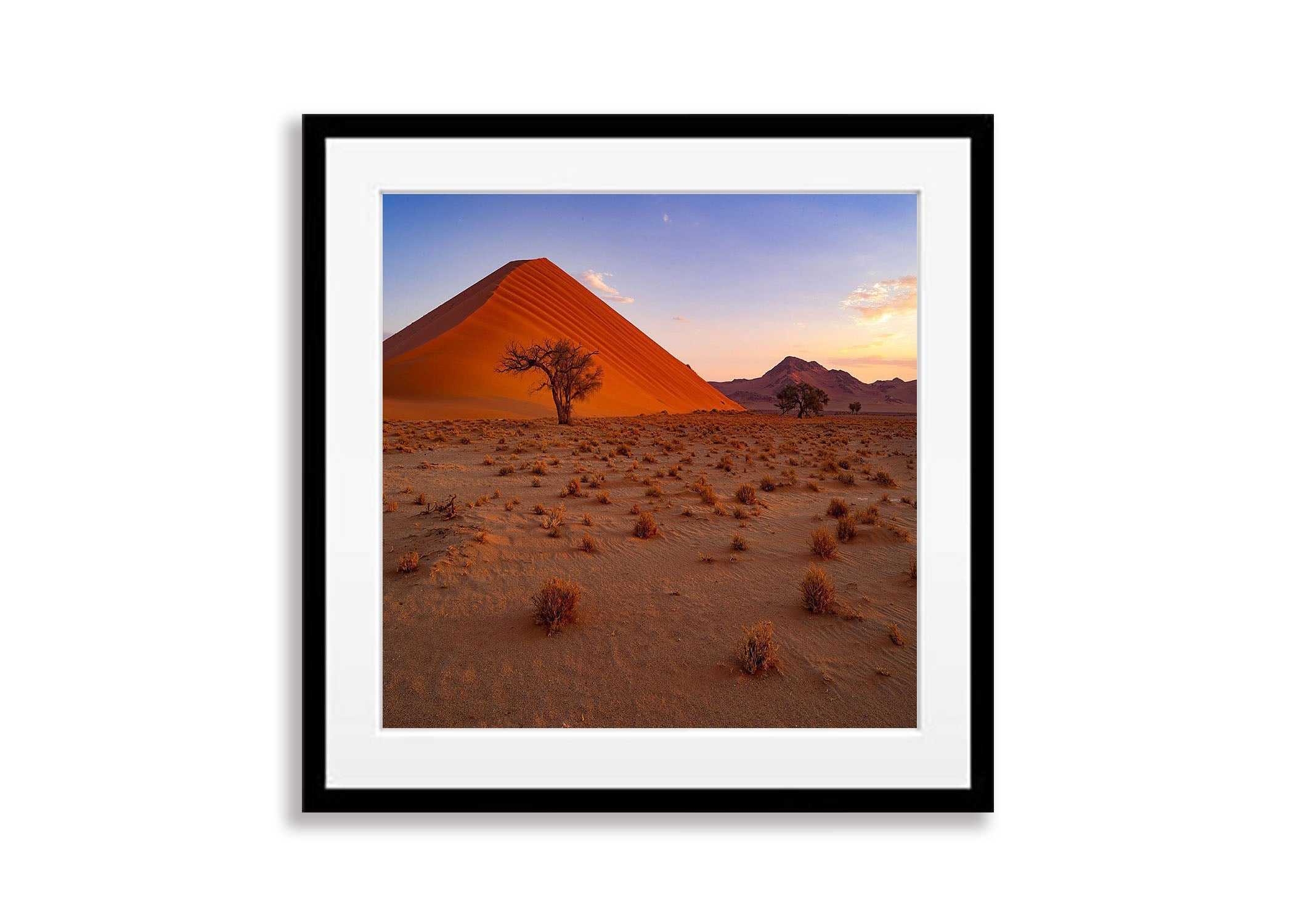 Dune 45 at sunset, Namibia, Africa