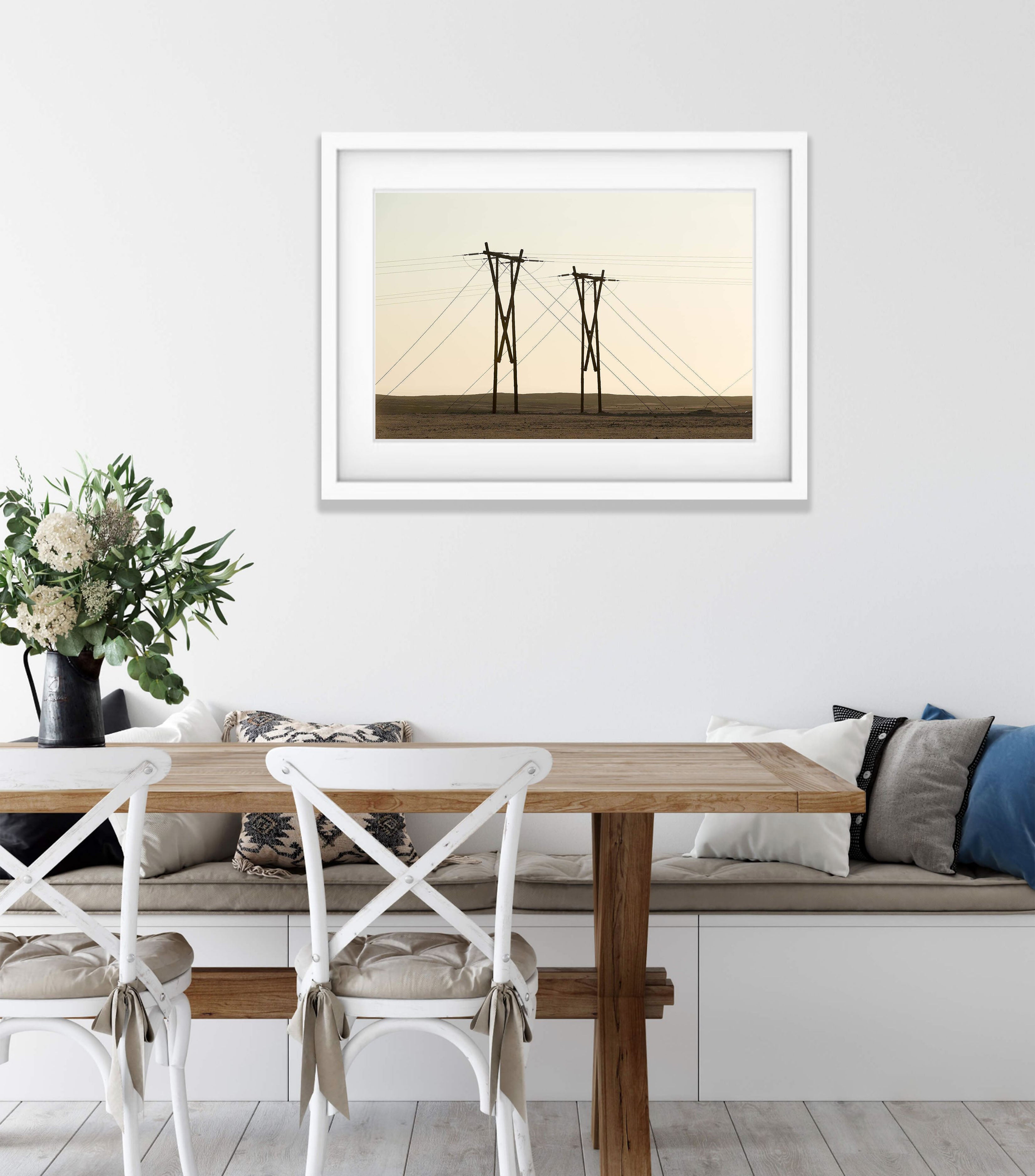Power Lines, Namibia, Africa
