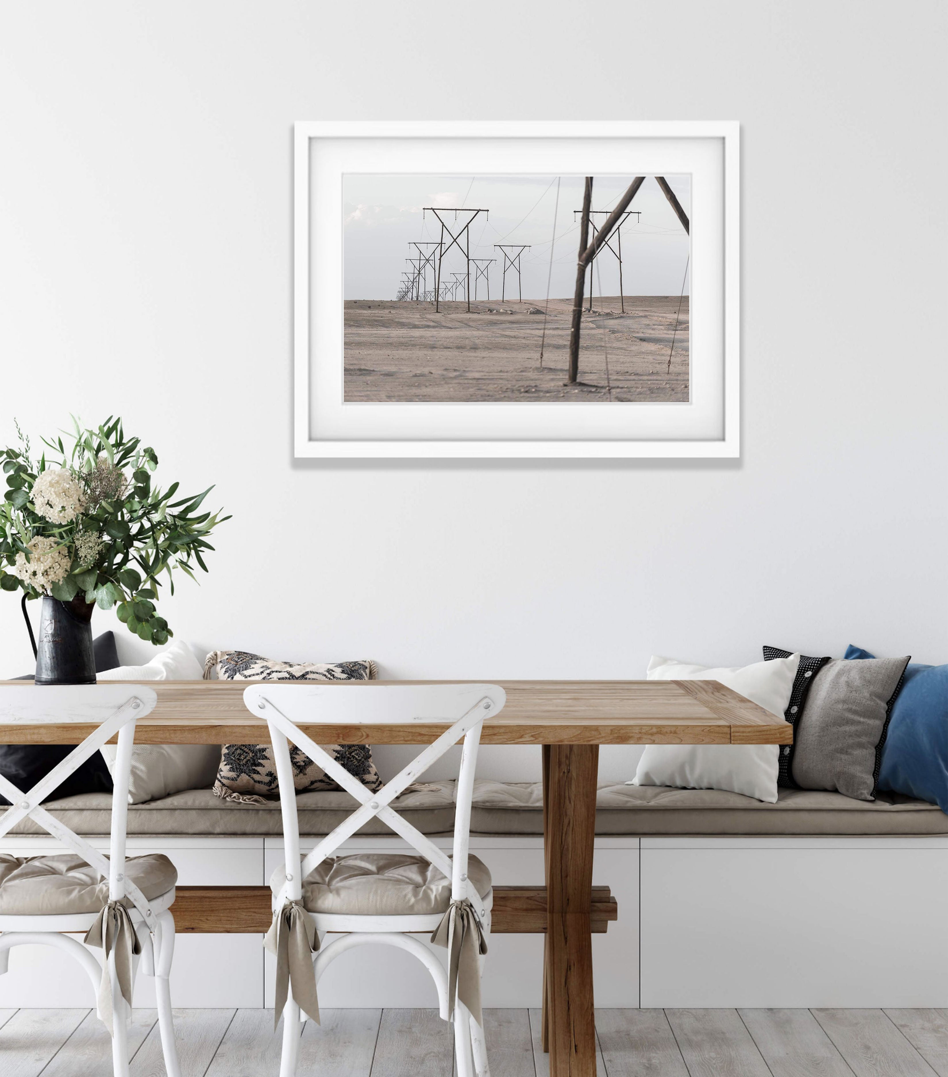 Power Lines, Namibia, Africa