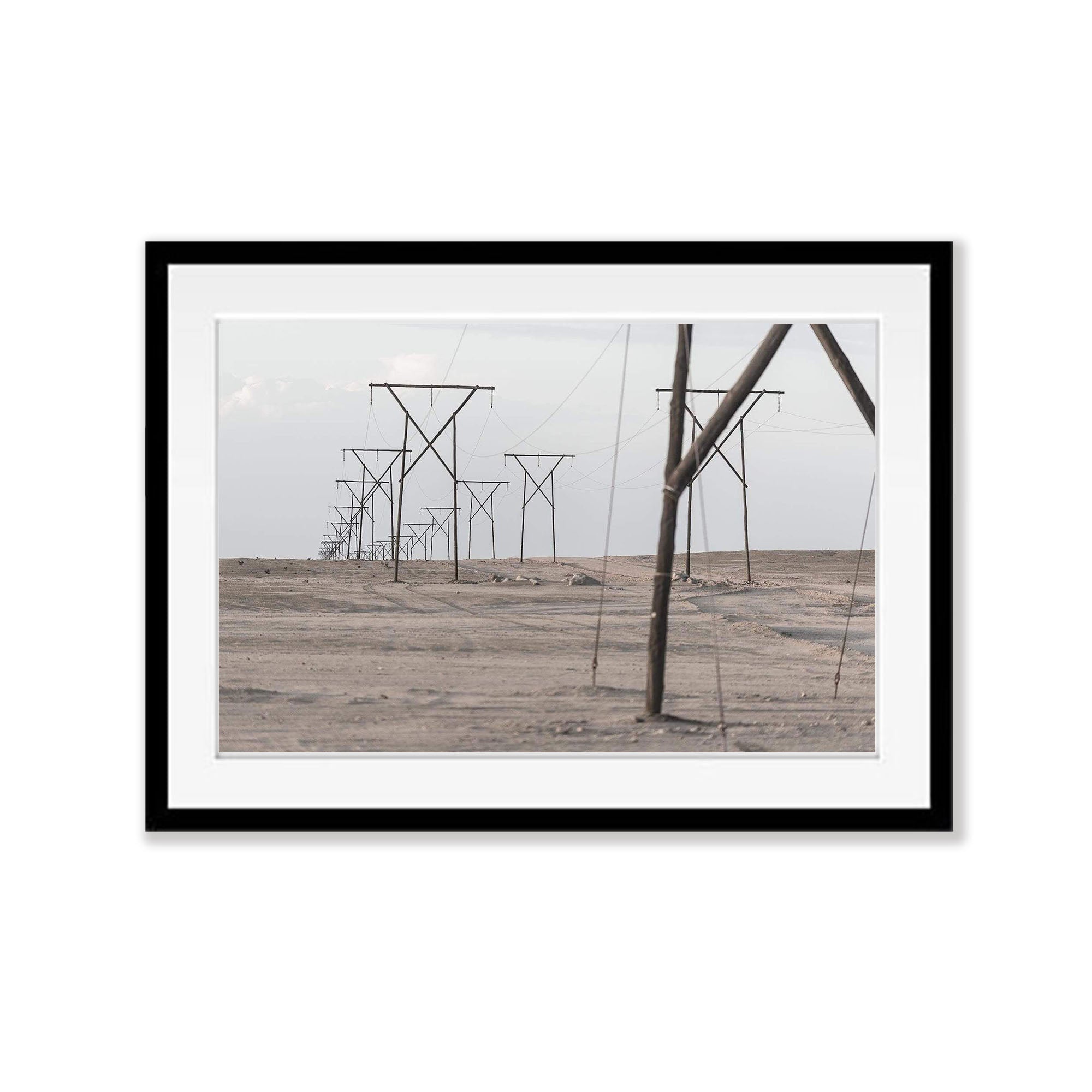 Power Lines, Namibia, Africa